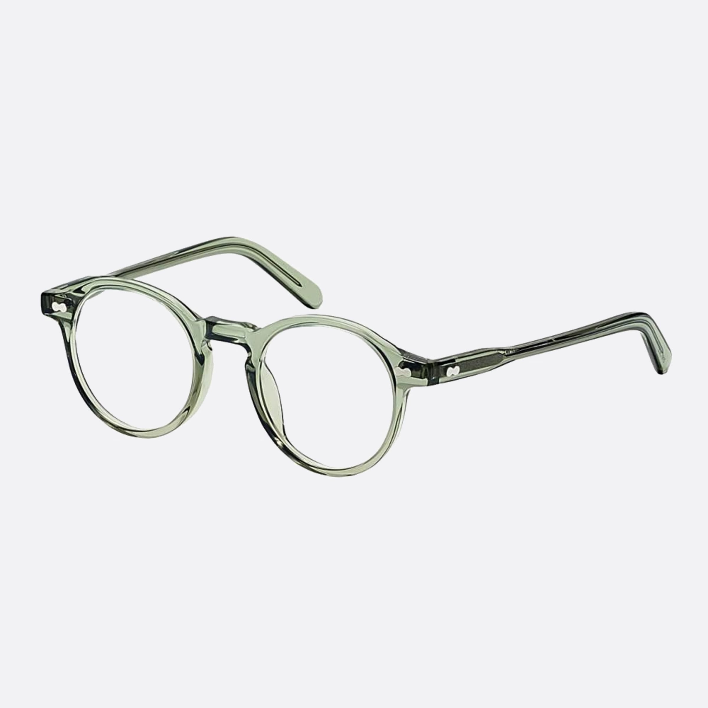 Moscot 46mm Miltzen Green Other Unisex Eyeglasses - Side View