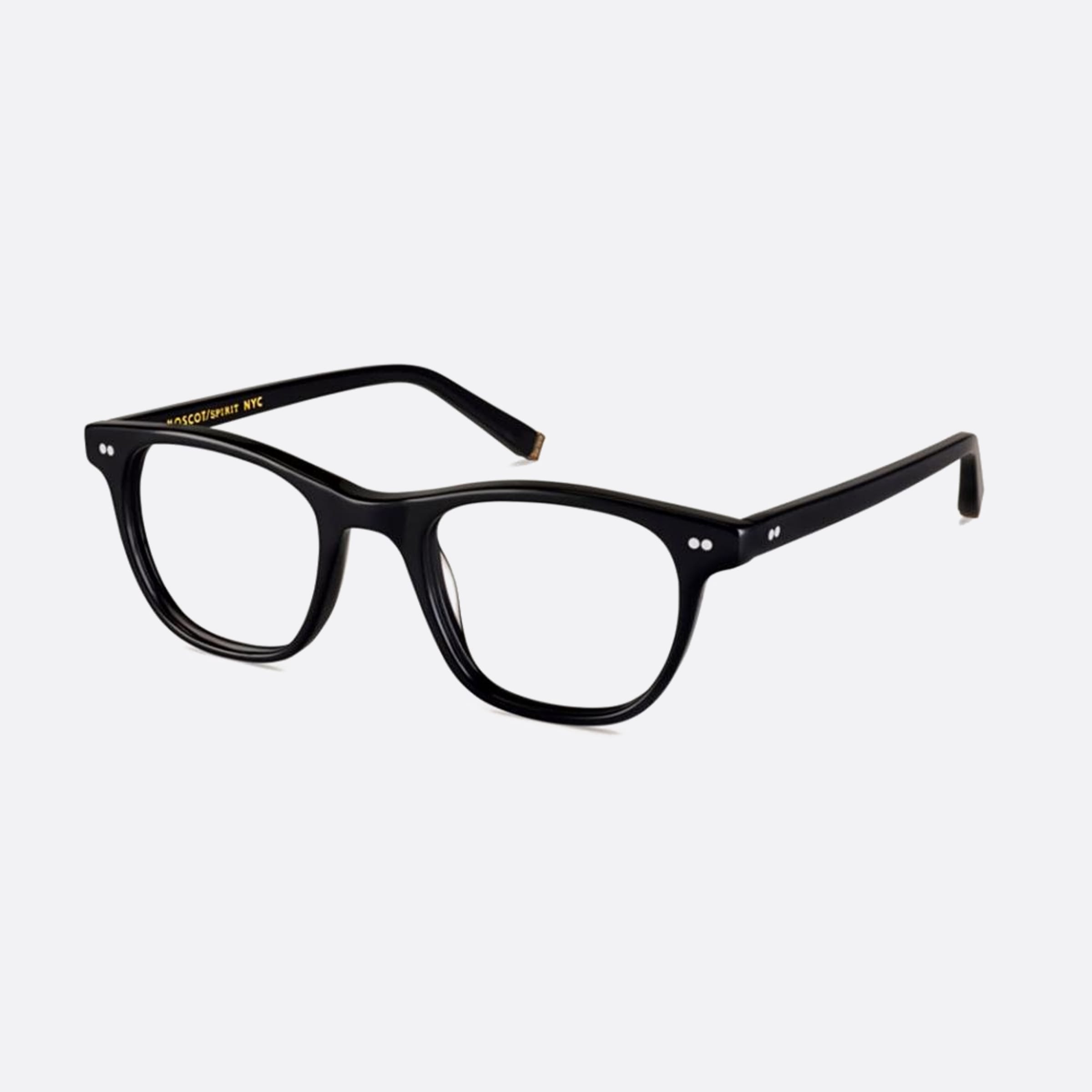 Moscot 47mm Noah Blk Black Pantos Unisex Eyeglasses - Side View