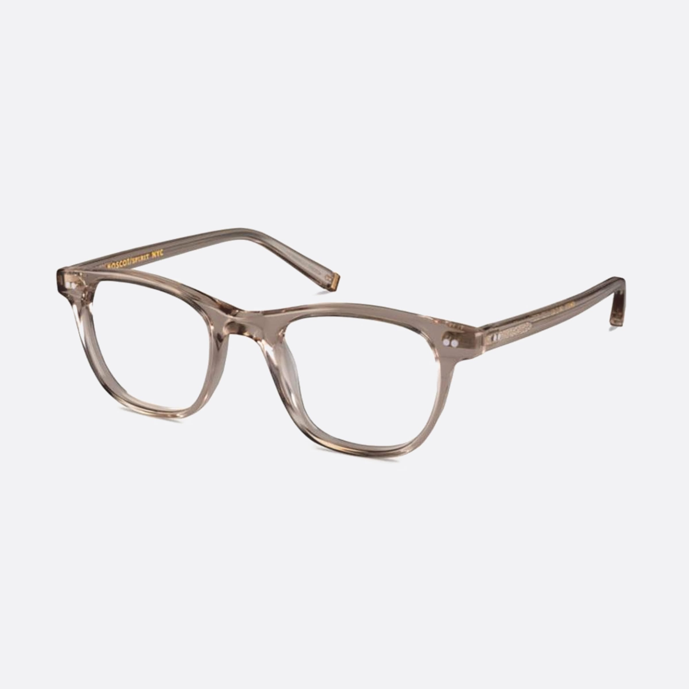 Moscot 47mm Noah Mst Pink Pantos Unisex Eyeglasses - Side View