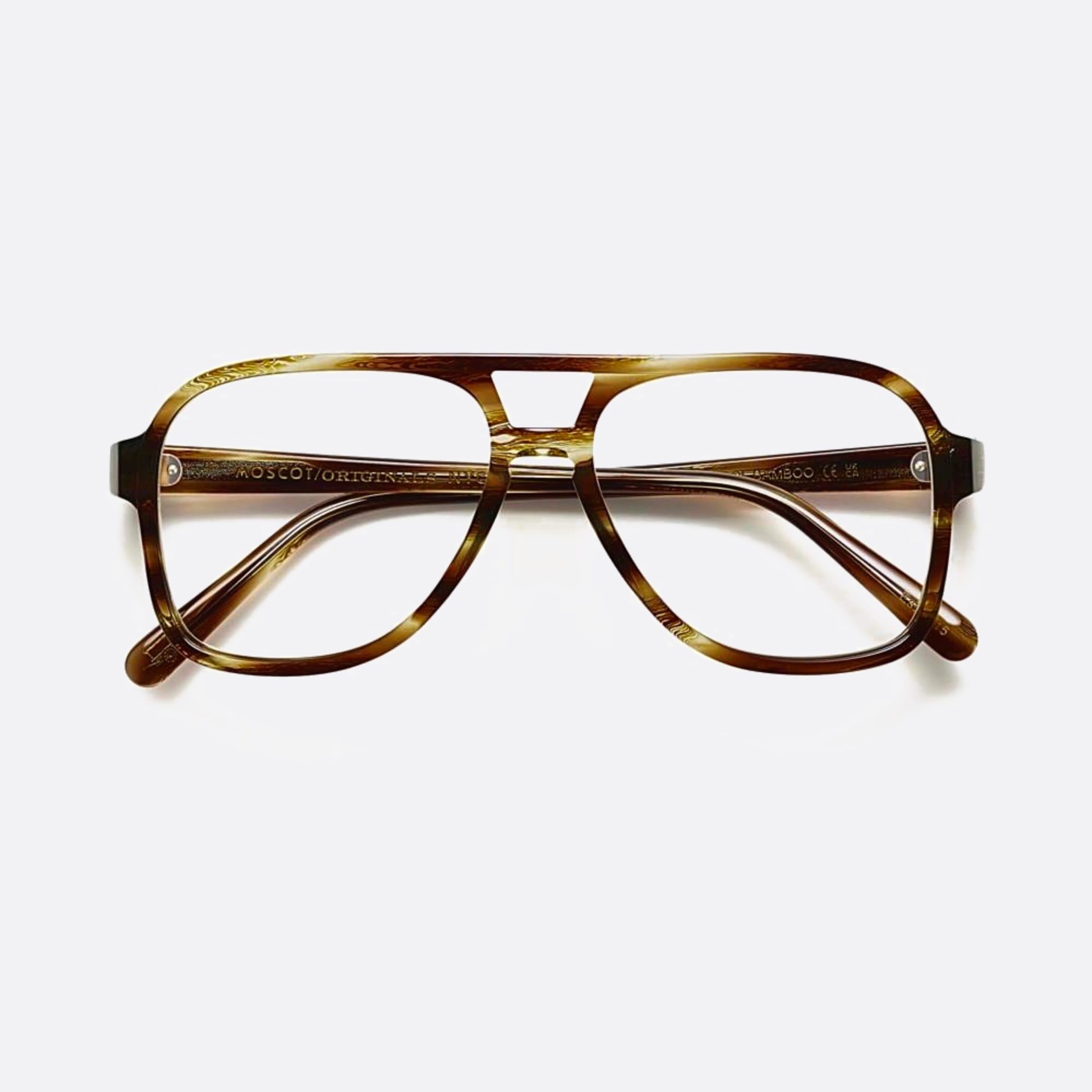 Moscot 57mm Sheister Bam Havana Pilot Men Eyeglasses - Main View