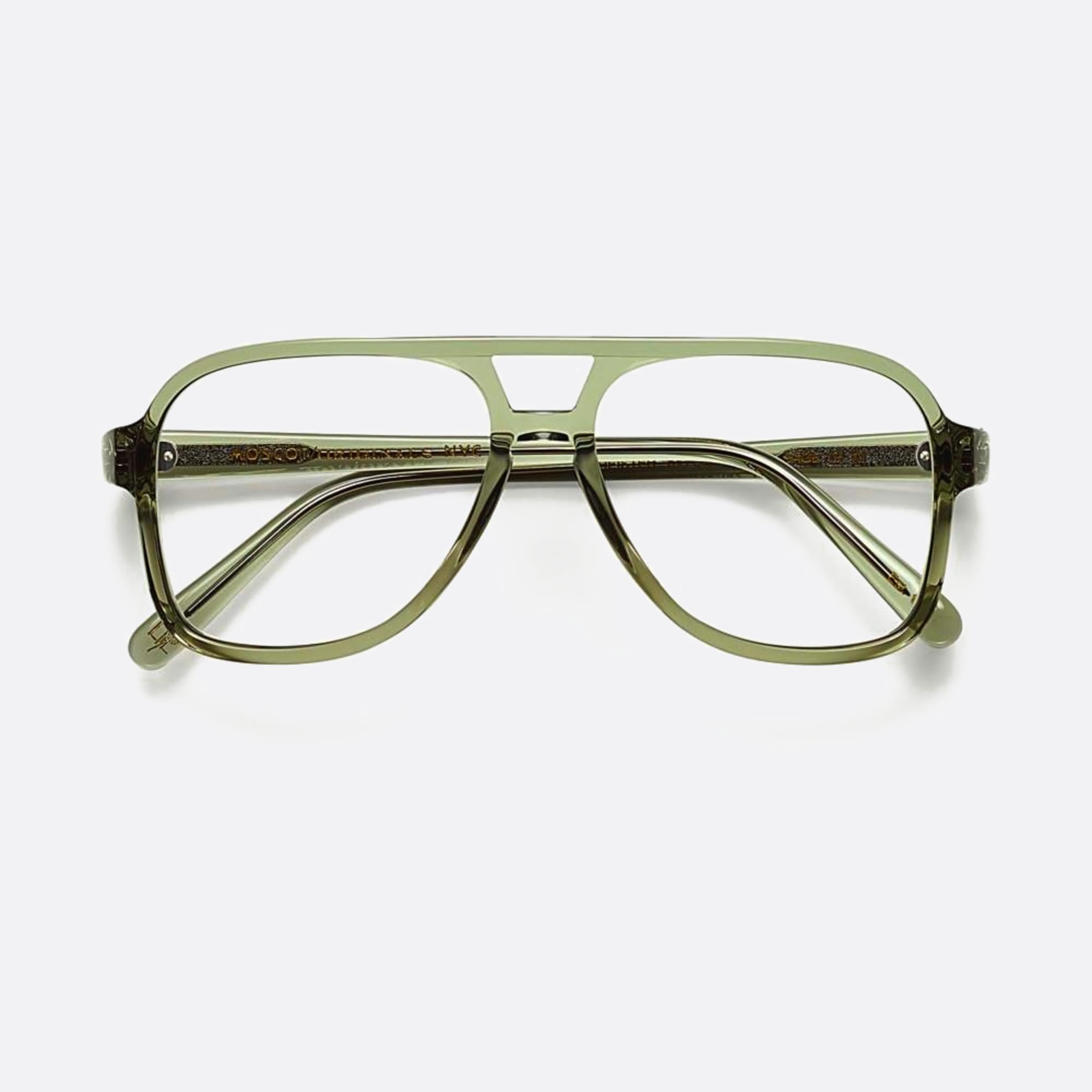 Moscot 57mm Sheister Green Pilot Men Eyeglasses - Main View