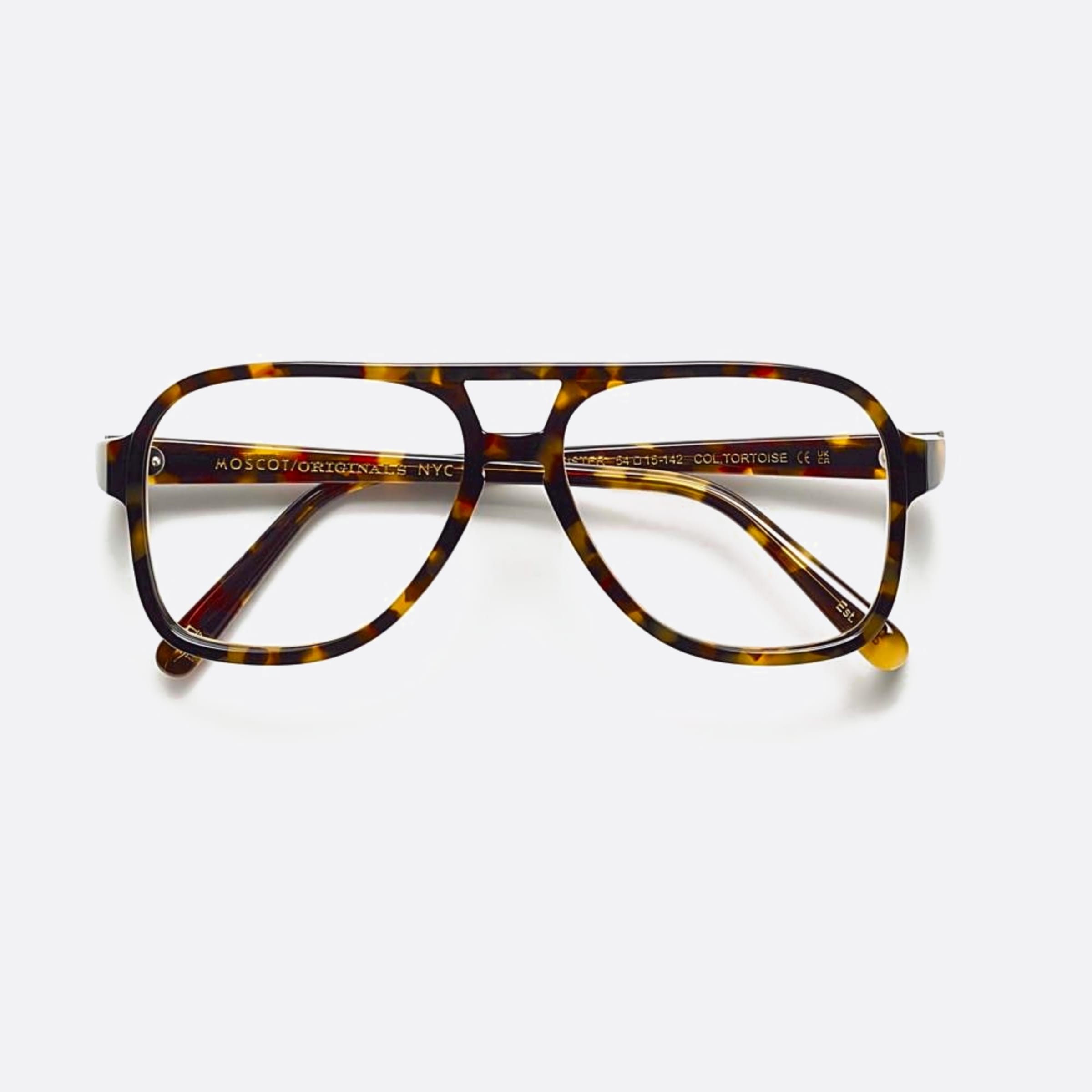 Moscot 54mm Sheister Trt Havana Pilot Men Eyeglasses - Main View