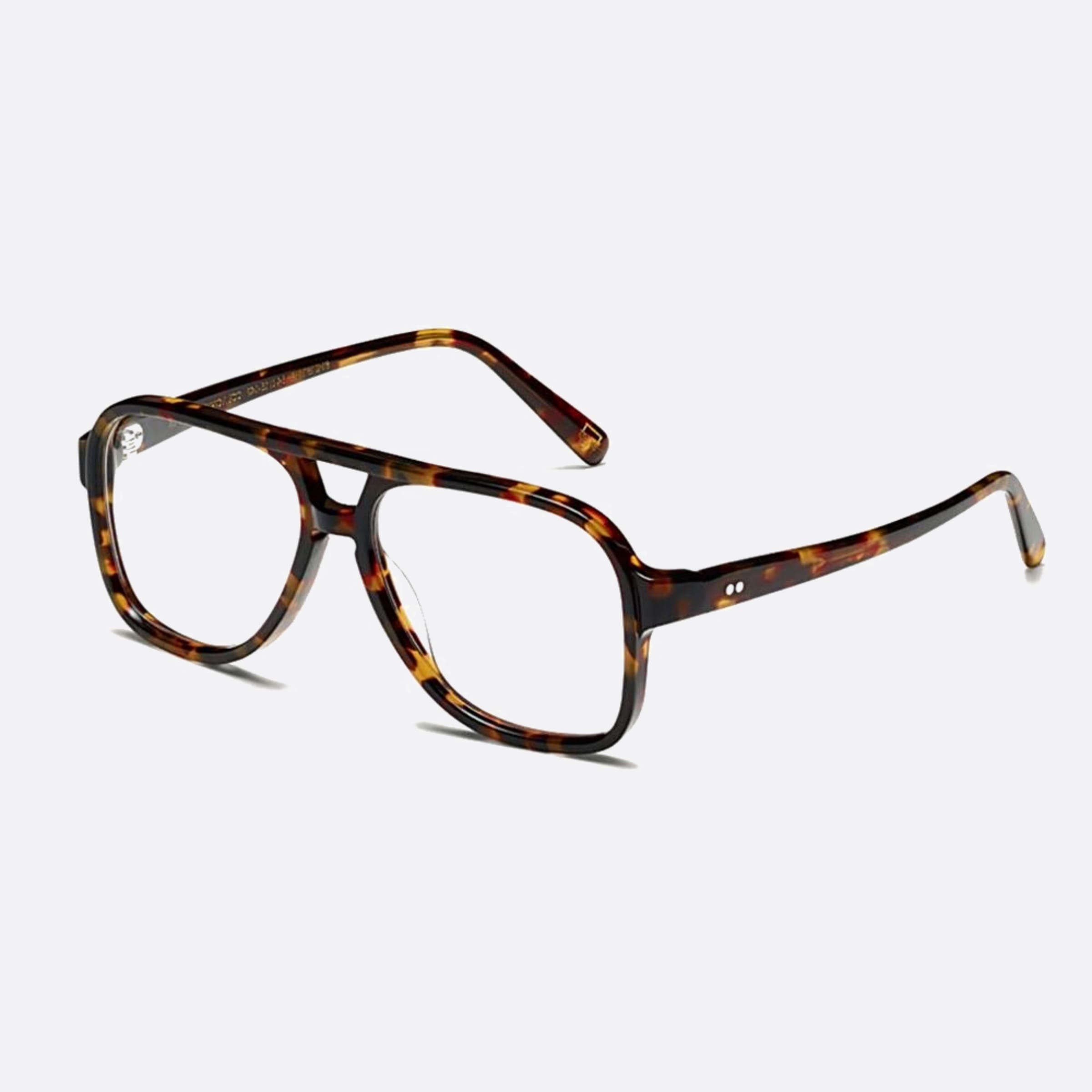 Moscot 57mm Sheister Trt Havana Pilot Men Eyeglasses - Side View