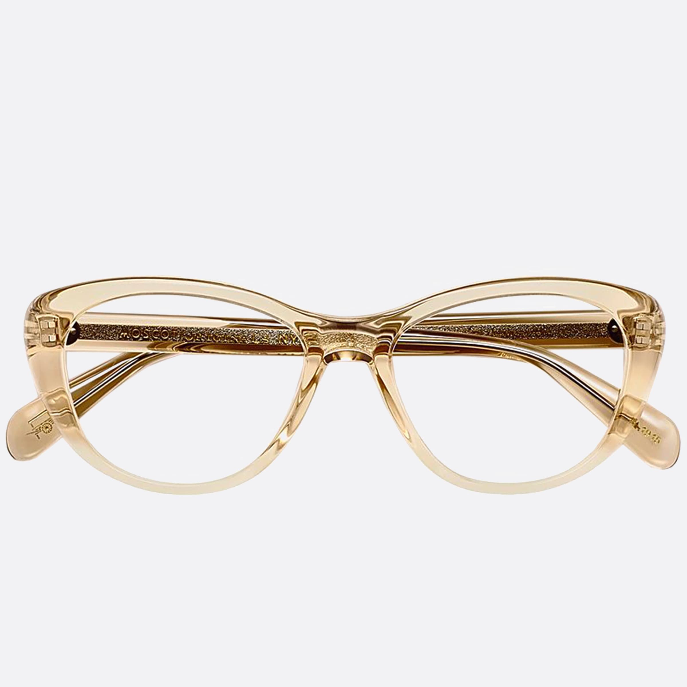Moscot 51mm Sheitle Cnm Brown Cat Eye Women Eyeglasses - Side View