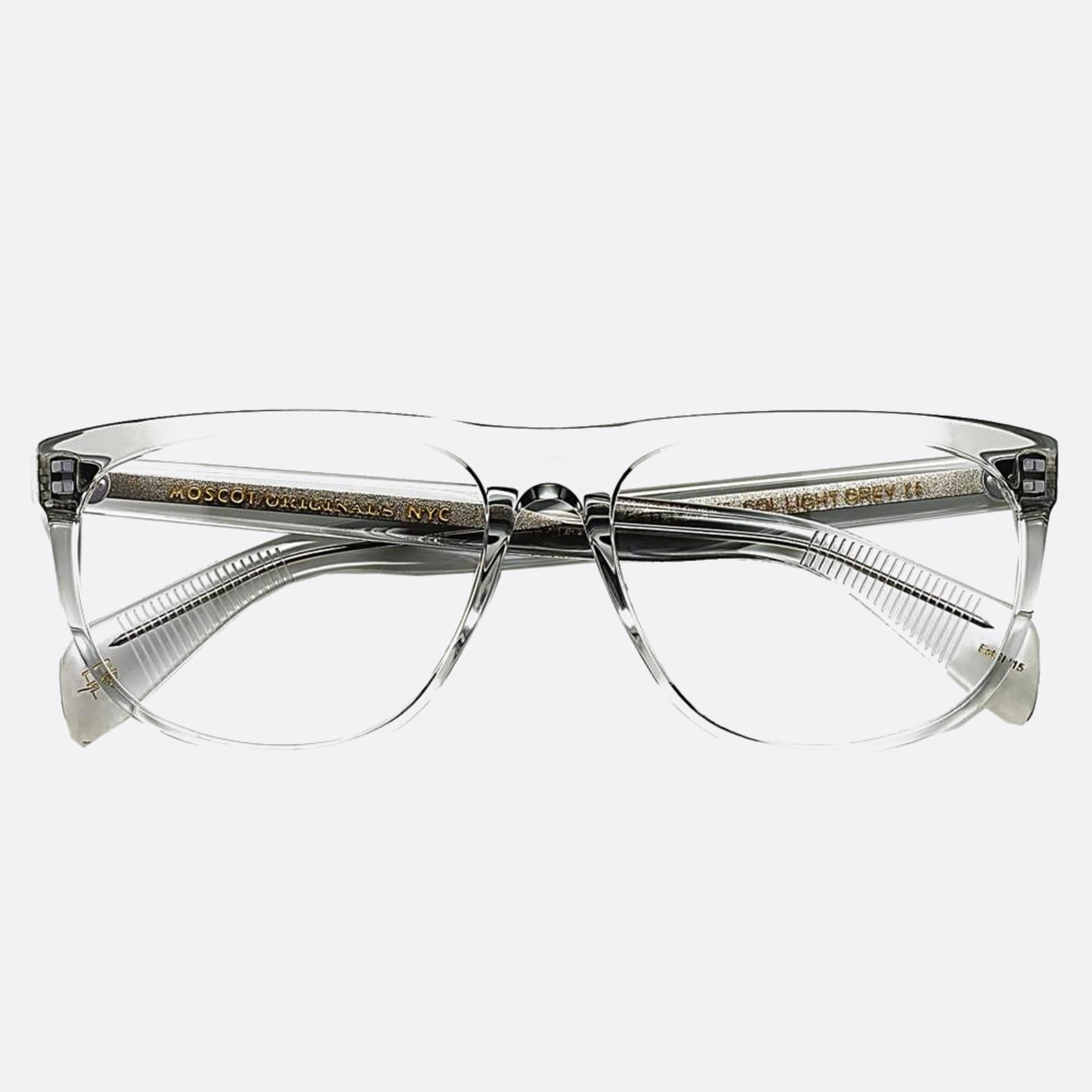 Moscot 58mm Tamavat Ltgy Grey Pilot Men Eyeglasses - Main View