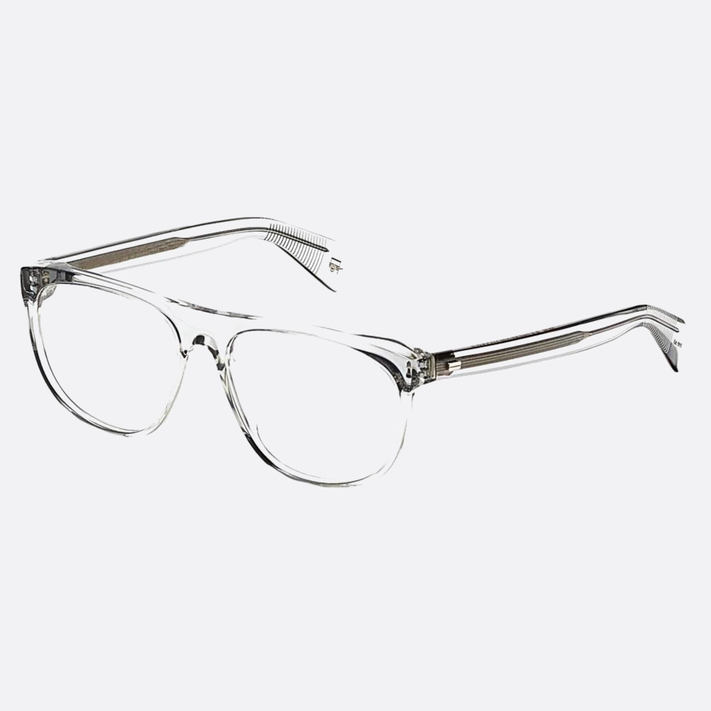Moscot 58mm Tamavat Ltgy Grey Pilot Men Eyeglasses - Side View