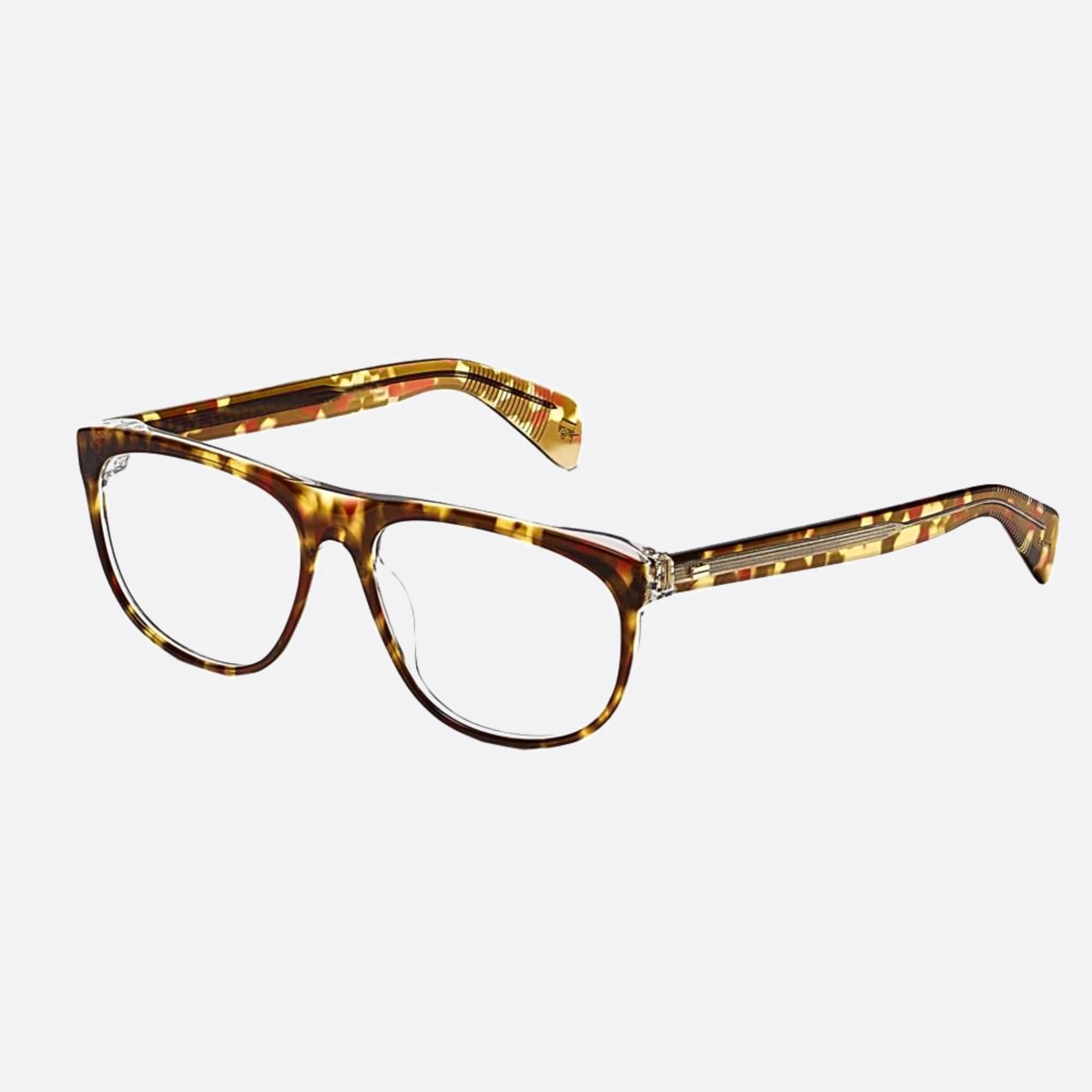 Moscot 58mm Tamavat Trtcy Havana Pilot Men Eyeglasses - Side View