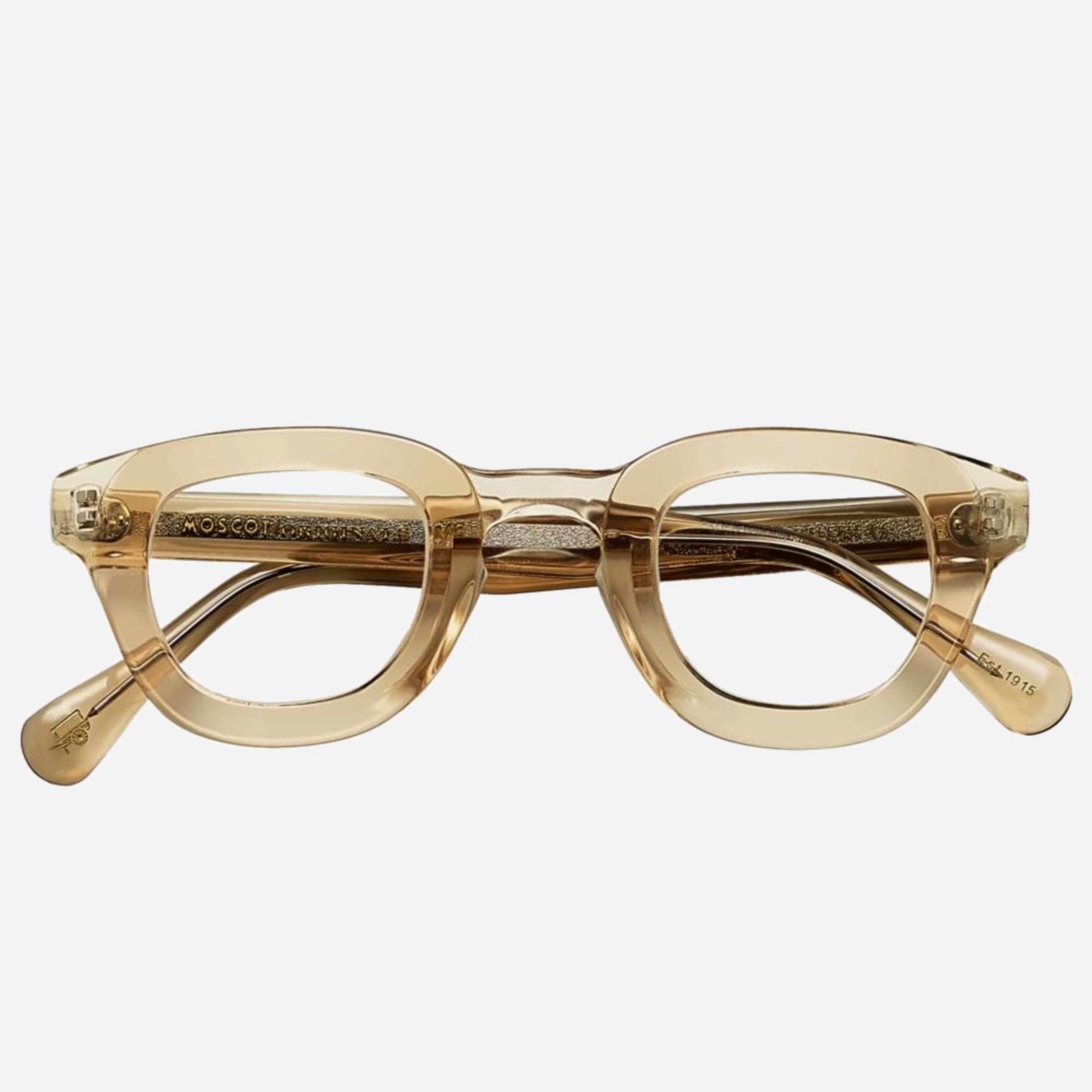 Moscot 47mm Telena Cmfl Yellow Geometric Unisex Eyeglasses - Main View