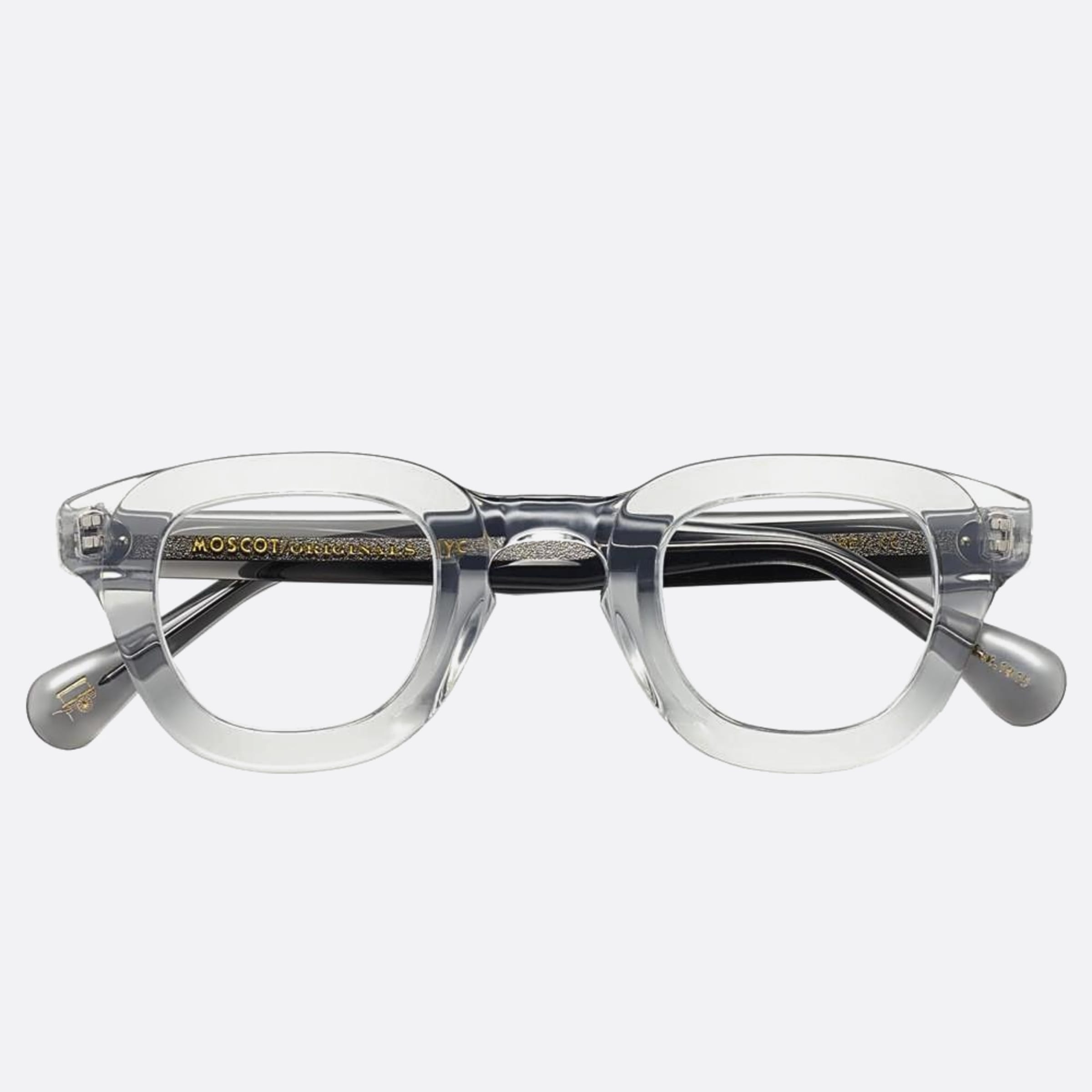 Moscot 44mm Telena Ltgy Grey Geometric Unisex Eyeglasses - Main View