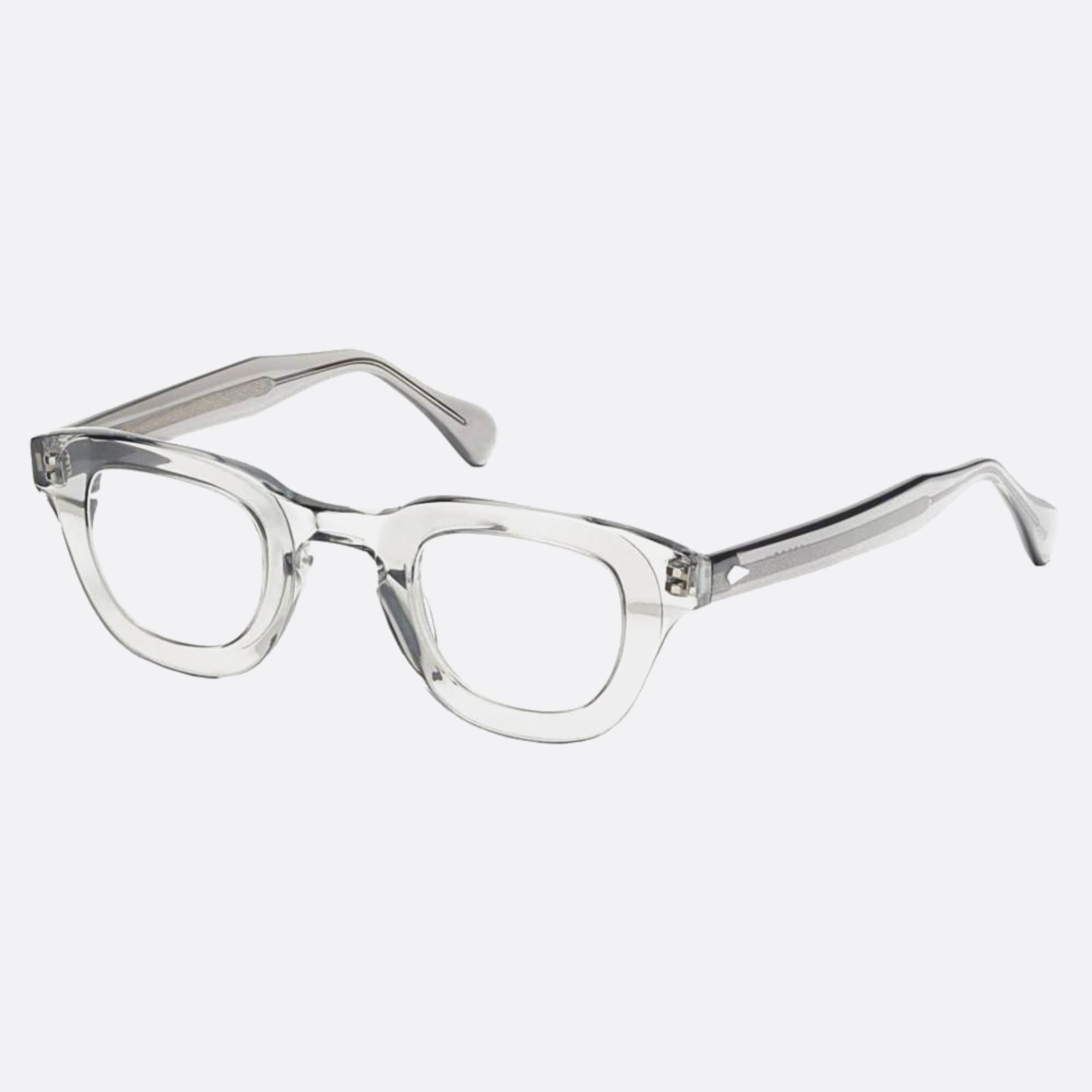 Moscot 44mm Telena Ltgy Grey Geometric Unisex Eyeglasses - Side View