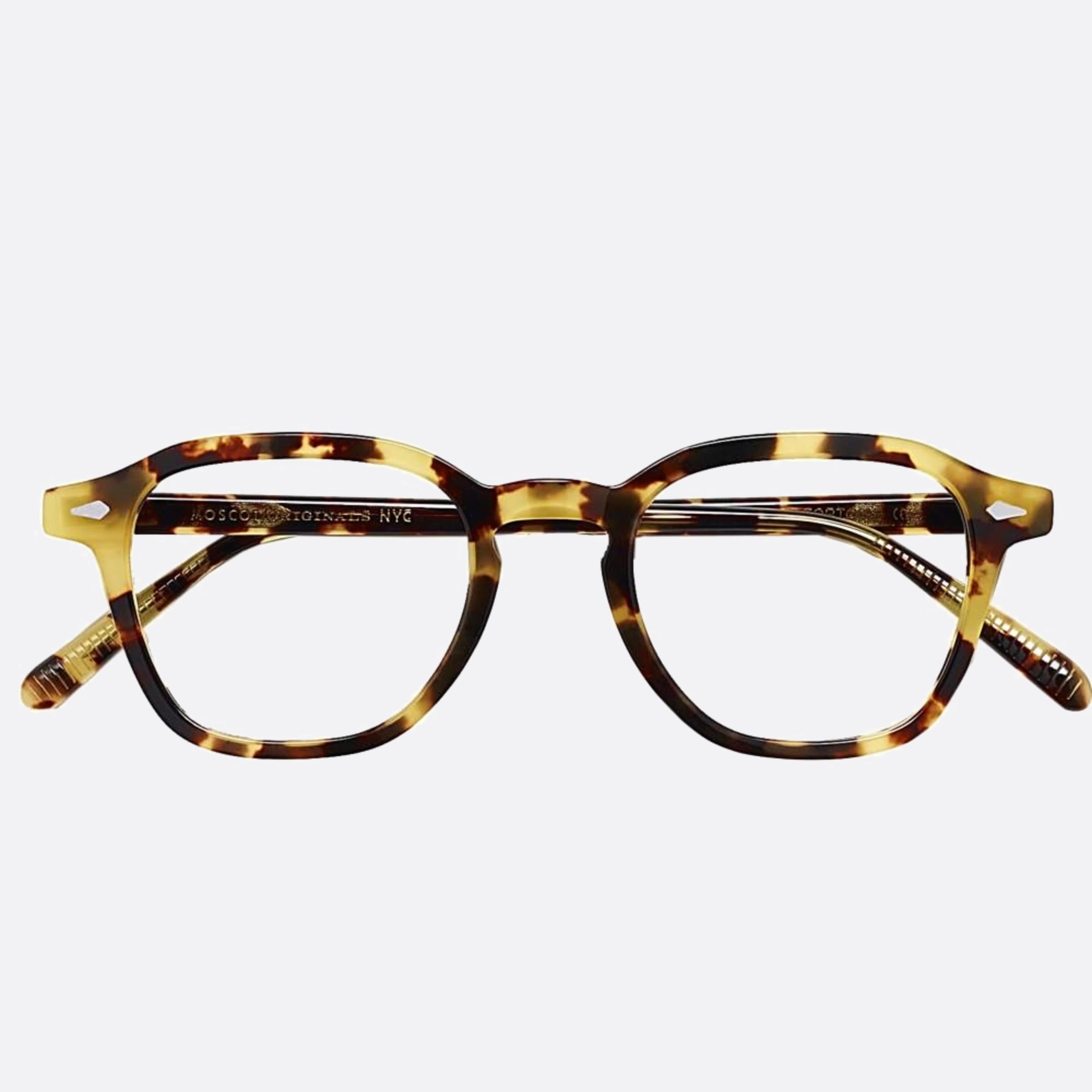 Moscot 47mm Vantz Hrtrt Havana Geometric Unisex Eyeglasses - Main View