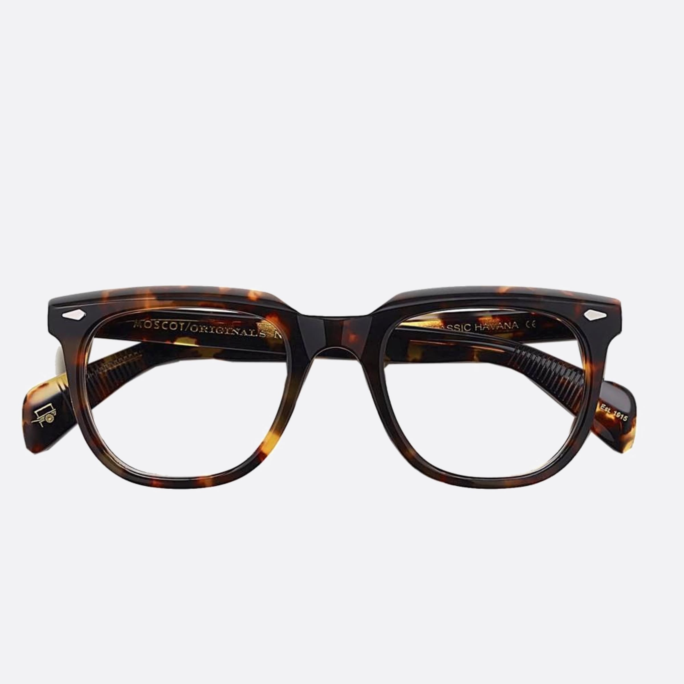 Moscot 52mm Yontif Clhv Havana Geometric Unisex Eyeglasses - Main View