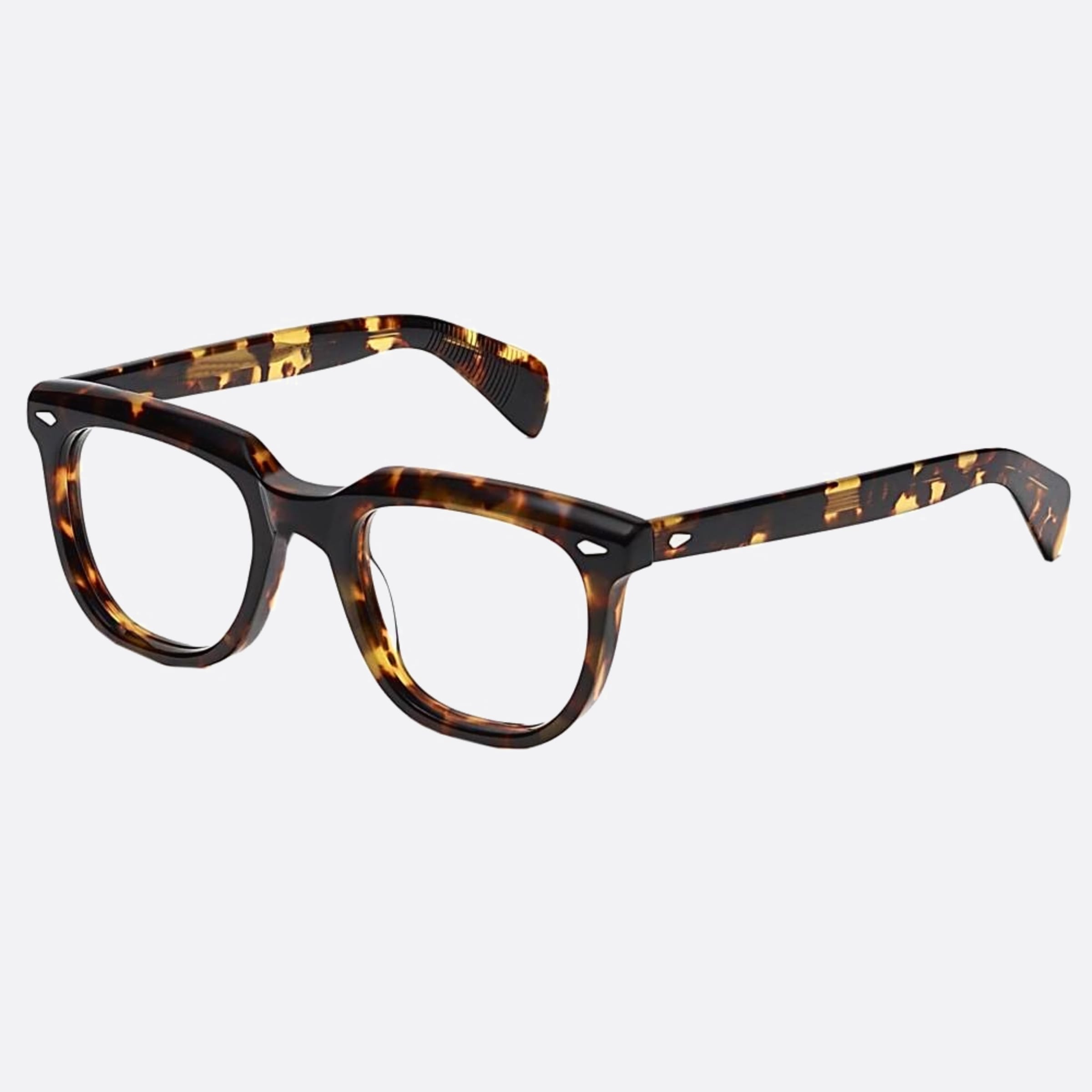 Moscot 52mm Yontif Clhv Havana Geometric Unisex Eyeglasses - Side View
