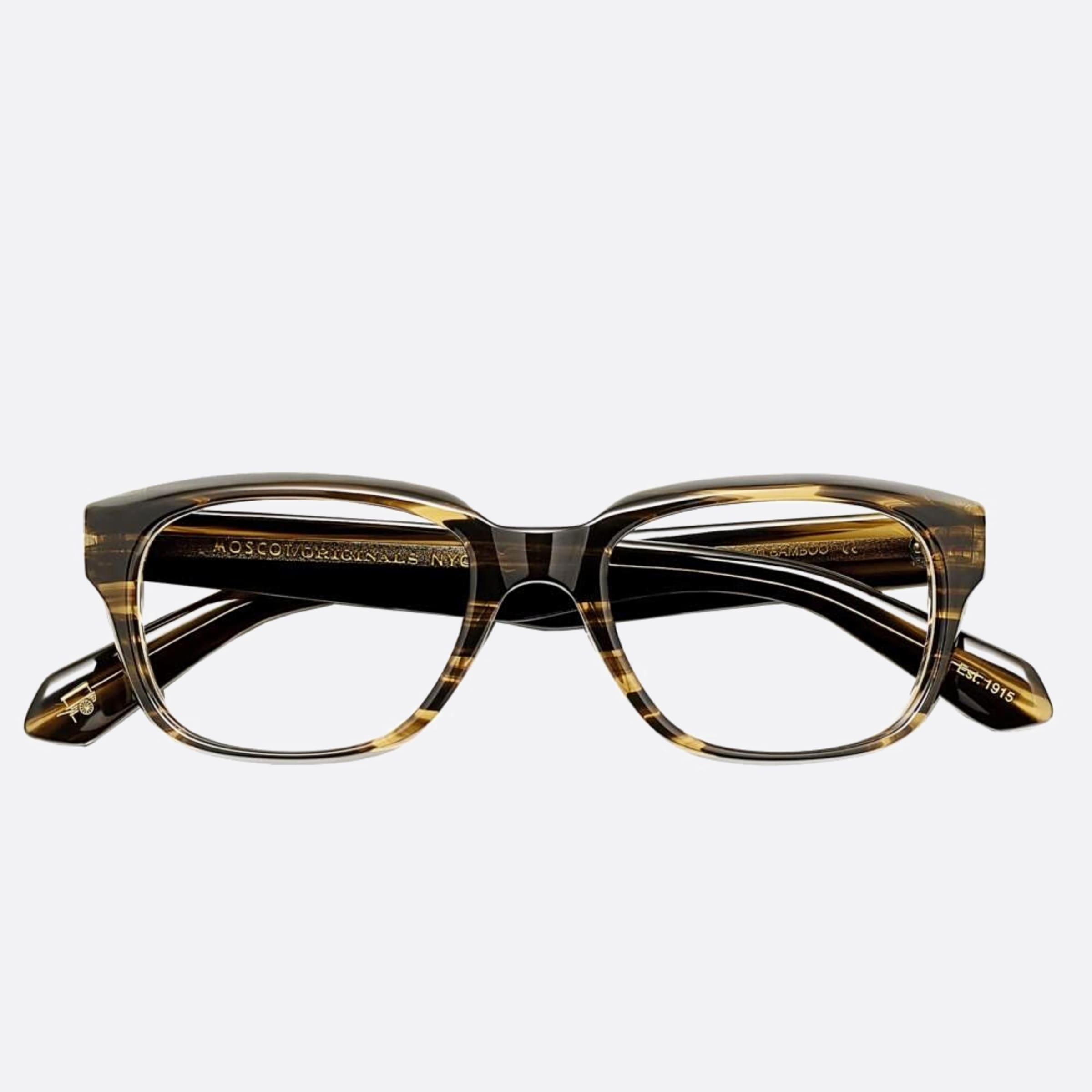 Moscot 51mm Zindik Bwbm Brown Geometric Unisex Eyeglasses - Main View