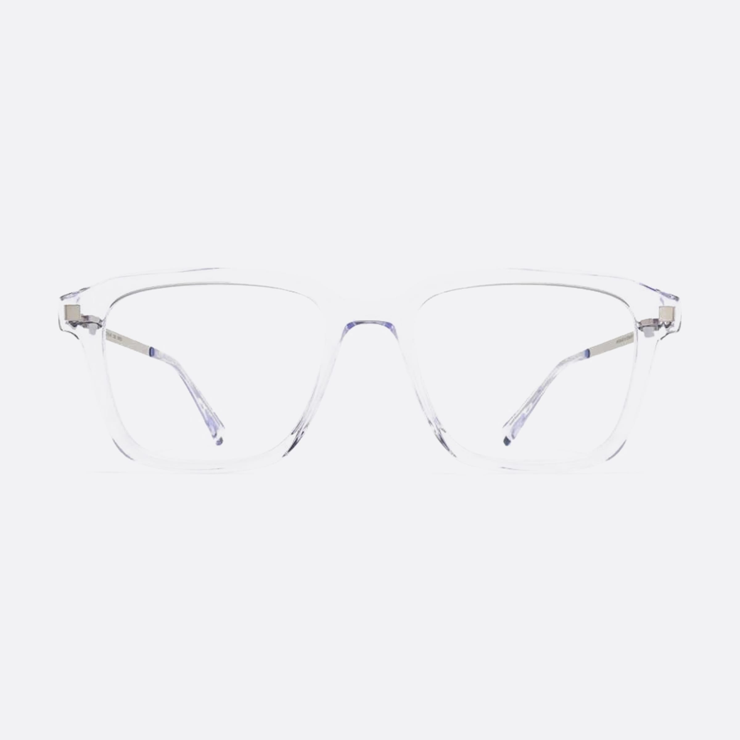 Mykita 51mm Ahti Transparent Squared Unisex Eyeglasses - Main View