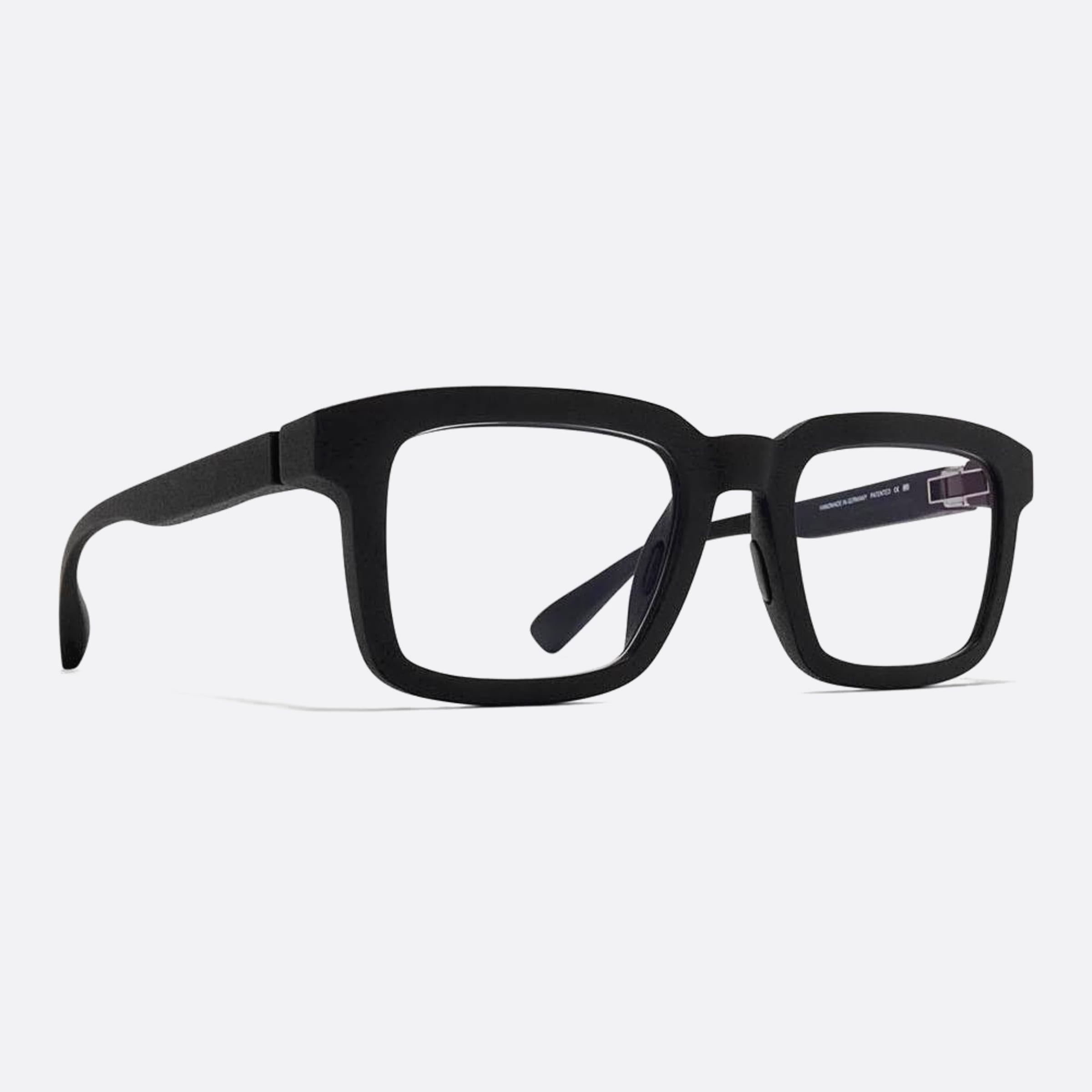 Mykita 51mm Canna Black Geometric Unisex Eyeglasses - Side View