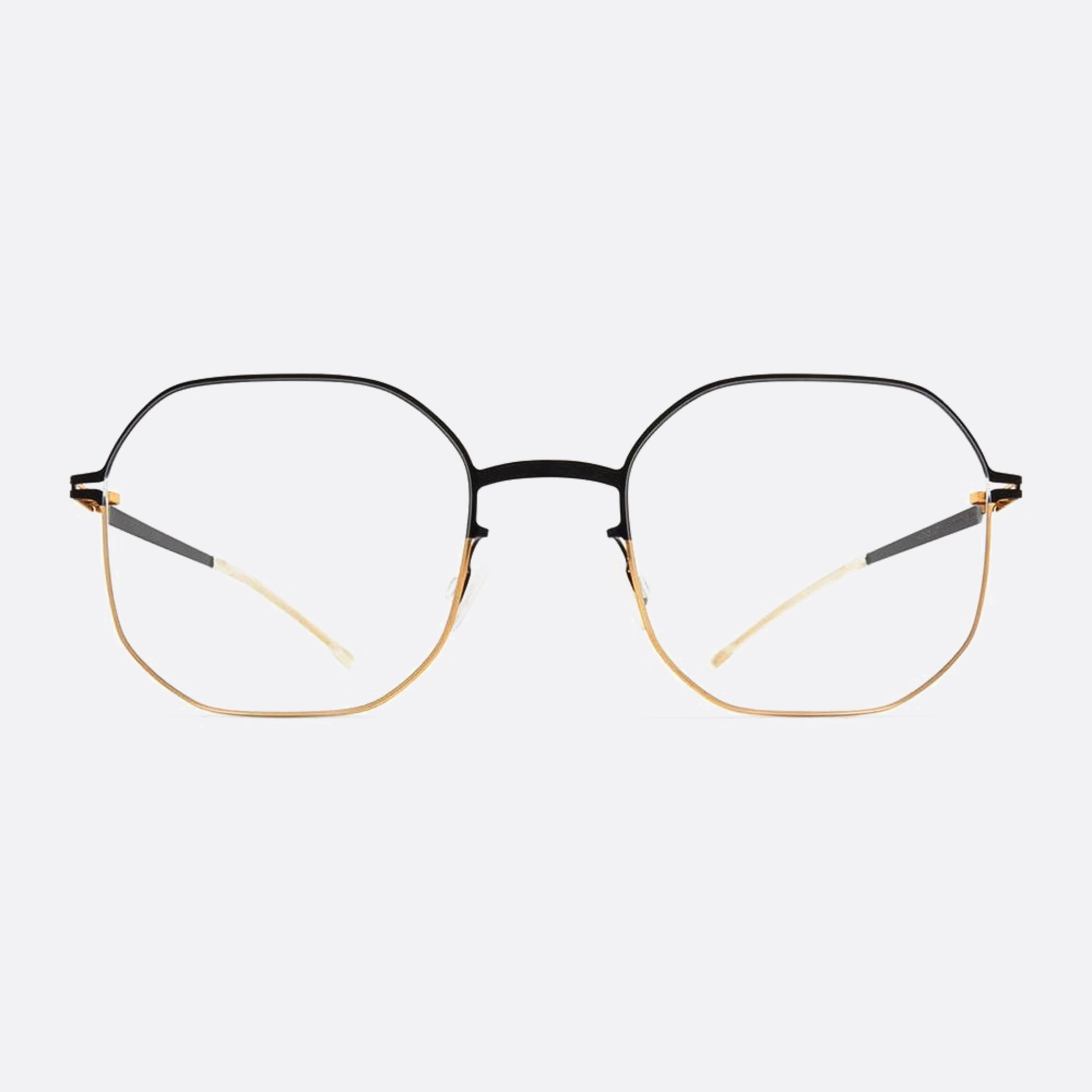 Mykita 49mm Cat Black Geometric Unisex Eyeglasses - Main View