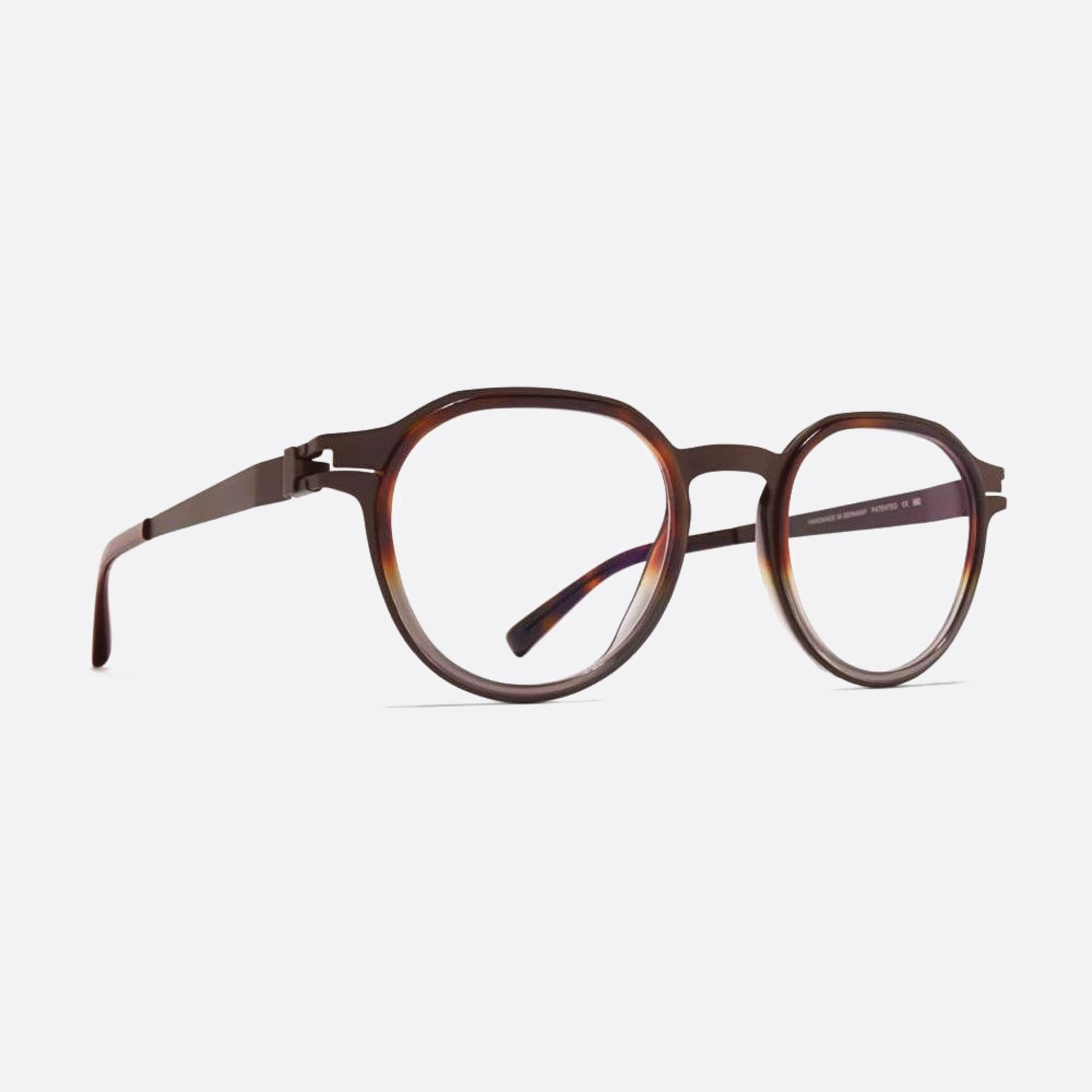 Mykita 48mm Caven Brown Pantos Unisex Eyeglasses - Side View
