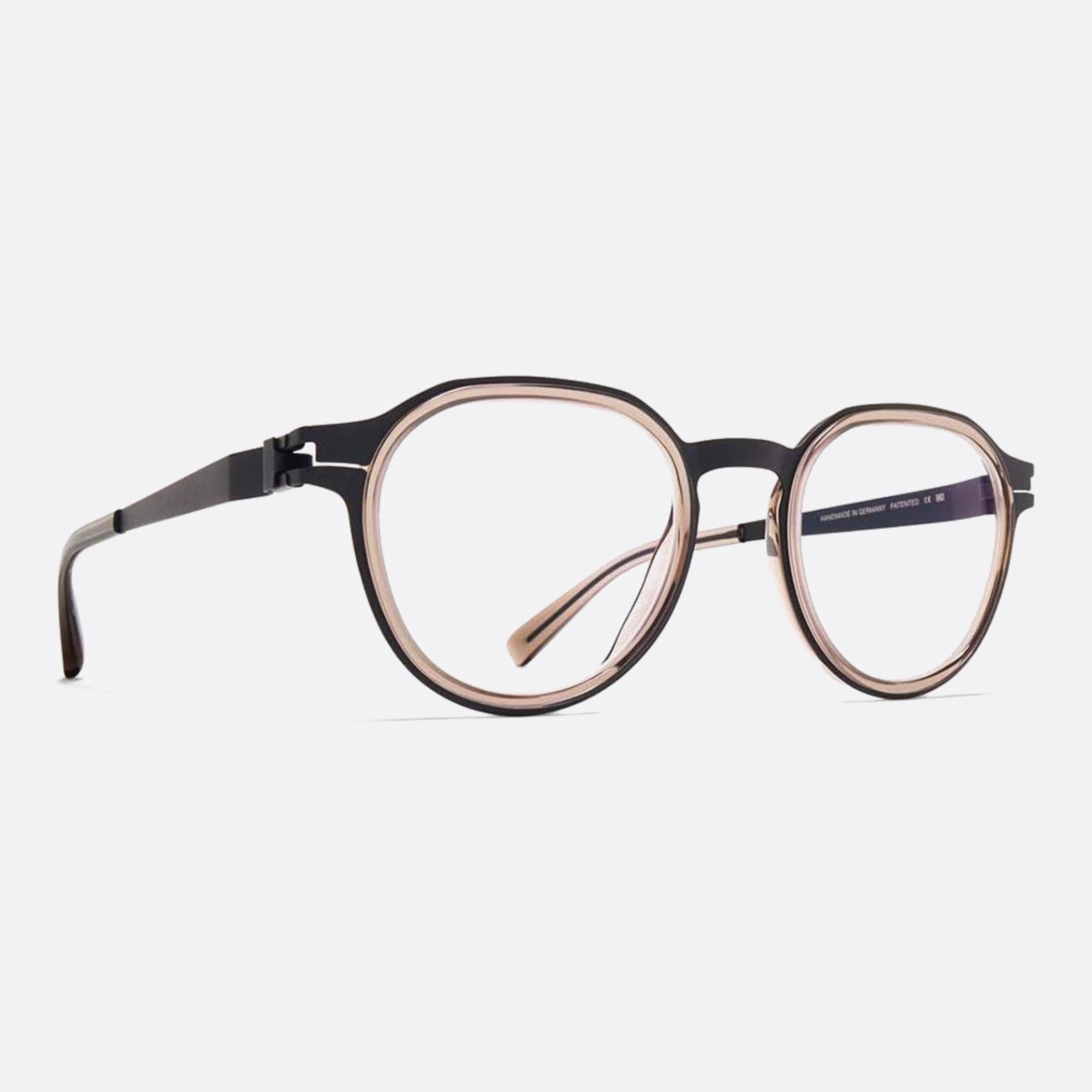 Mykita 48mm Caven Grey Pantos Unisex Eyeglasses - Side View