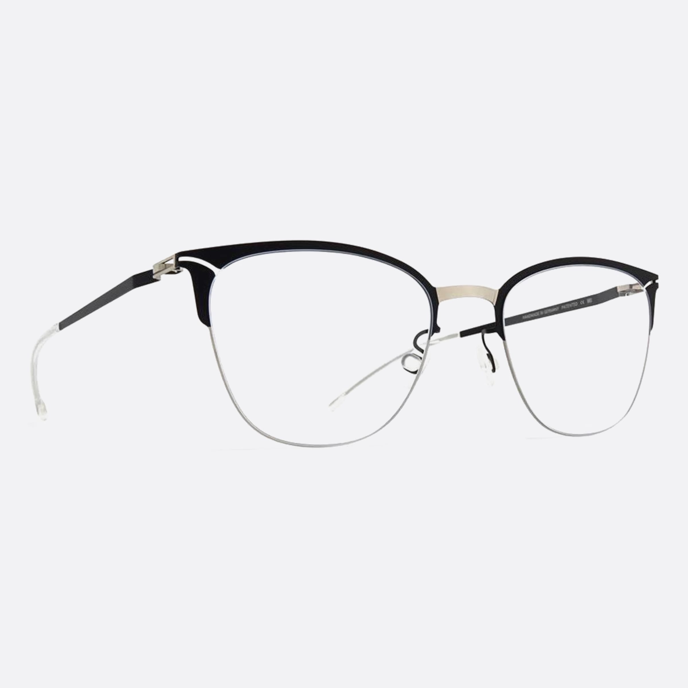 Mykita 51mm Elba Black Cat Eye Unisex Eyeglasses - Side View