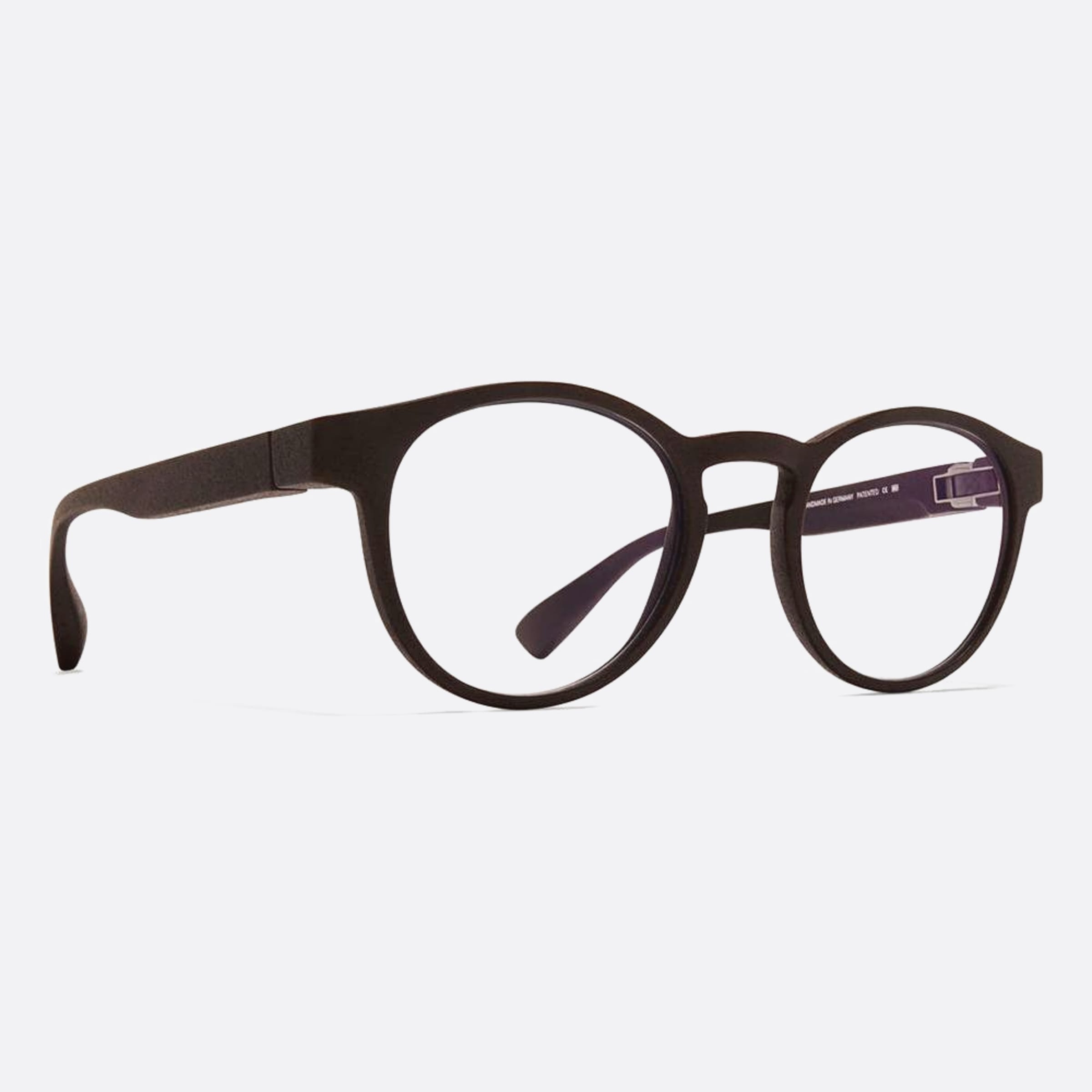 Mykita 49mm Ellum Brown Pantos Unisex Eyeglasses - Side View