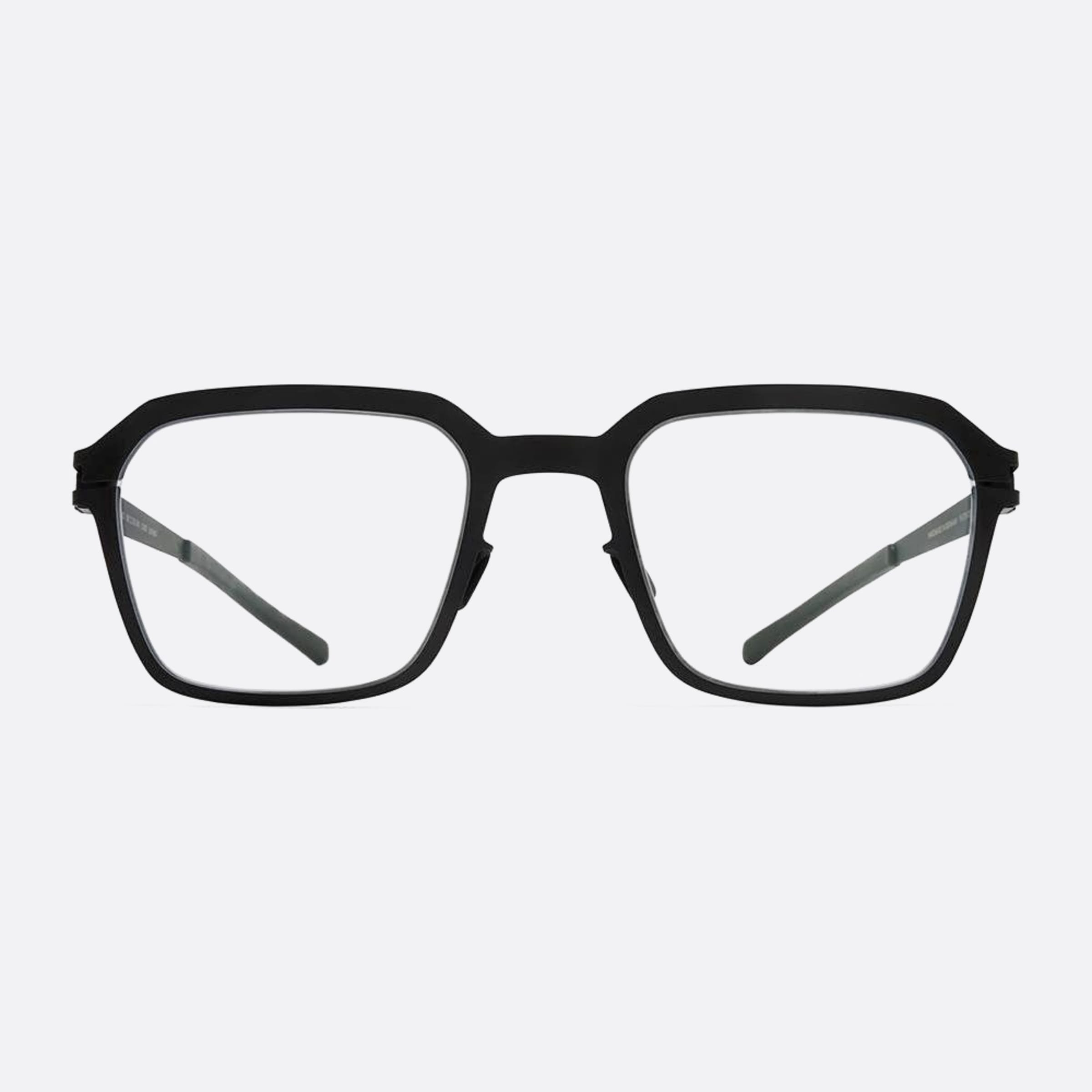 Mykita 50mm Garland Black Squared Unisex Eyeglasses - Main View