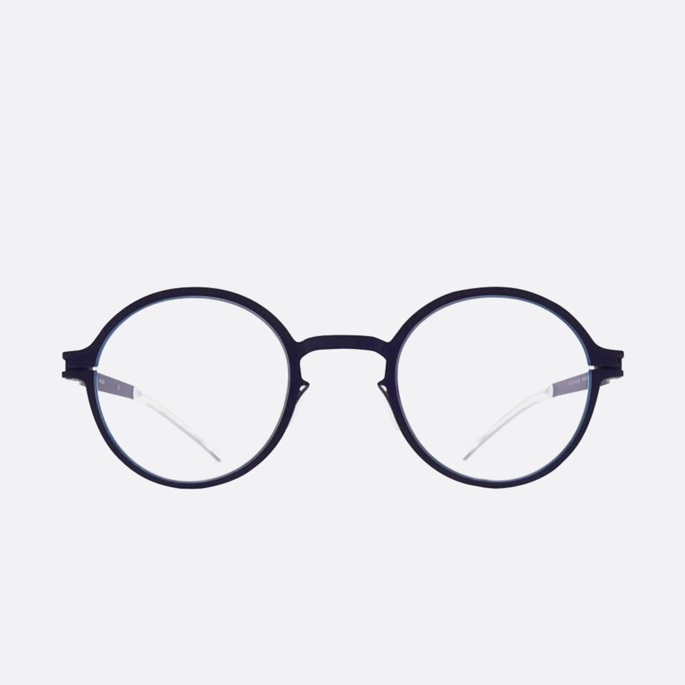 Mykita 44mm Getz Blue Round Unisex Eyeglasses - Main View