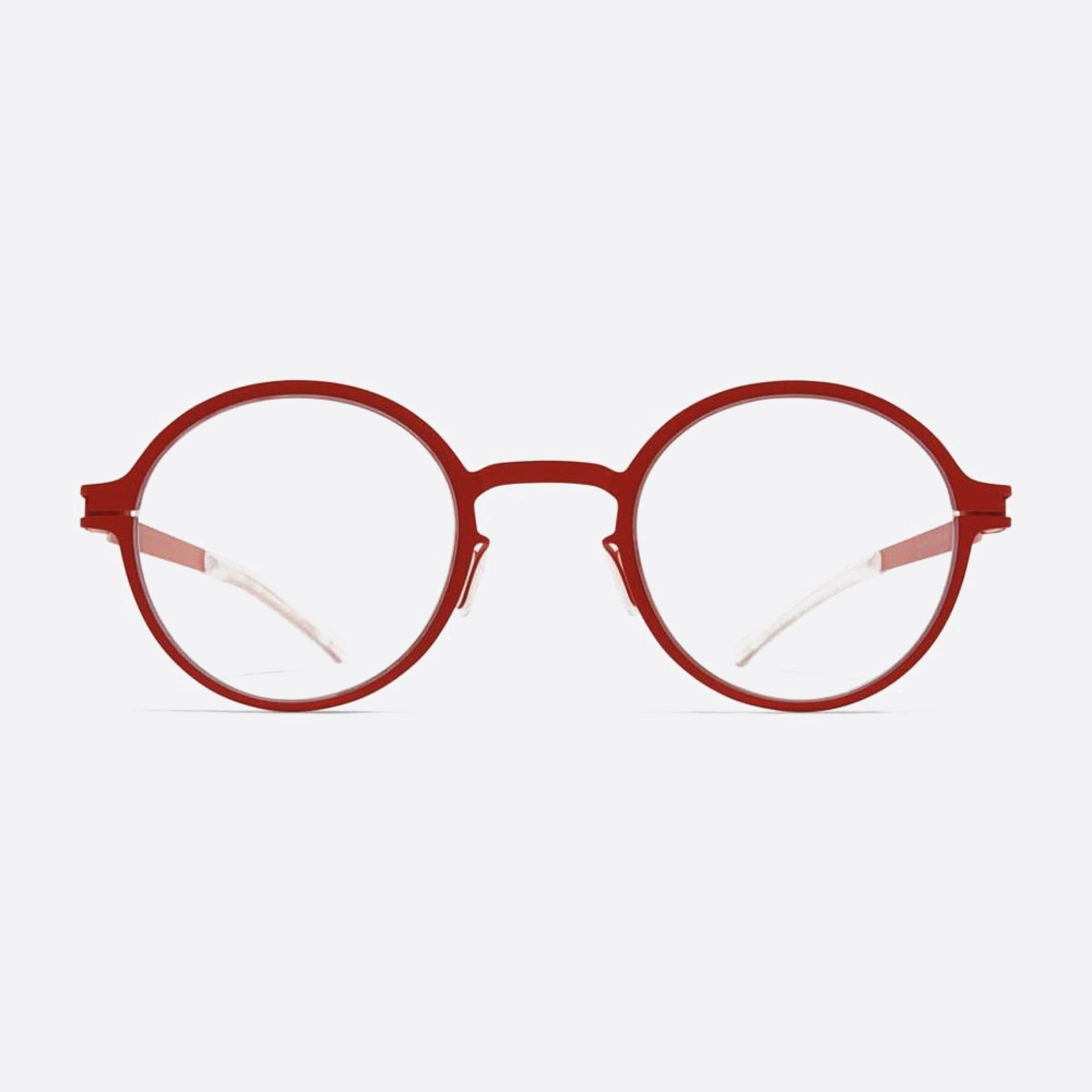 Mykita 44mm Getz Orange Round Unisex Eyeglasses - Main View