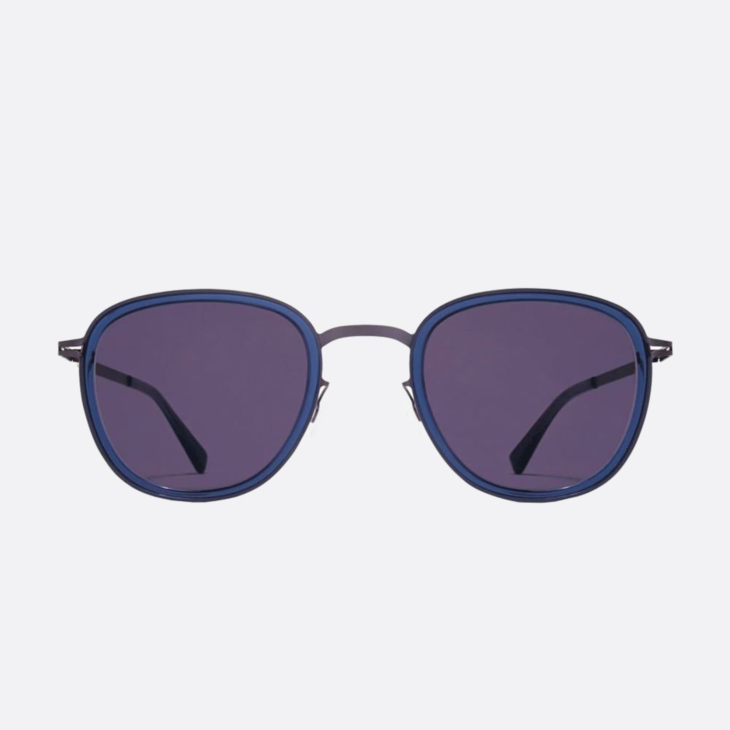 Mykita 45mm Helmi Blue Geometric Unisex Sunglasses - Main View