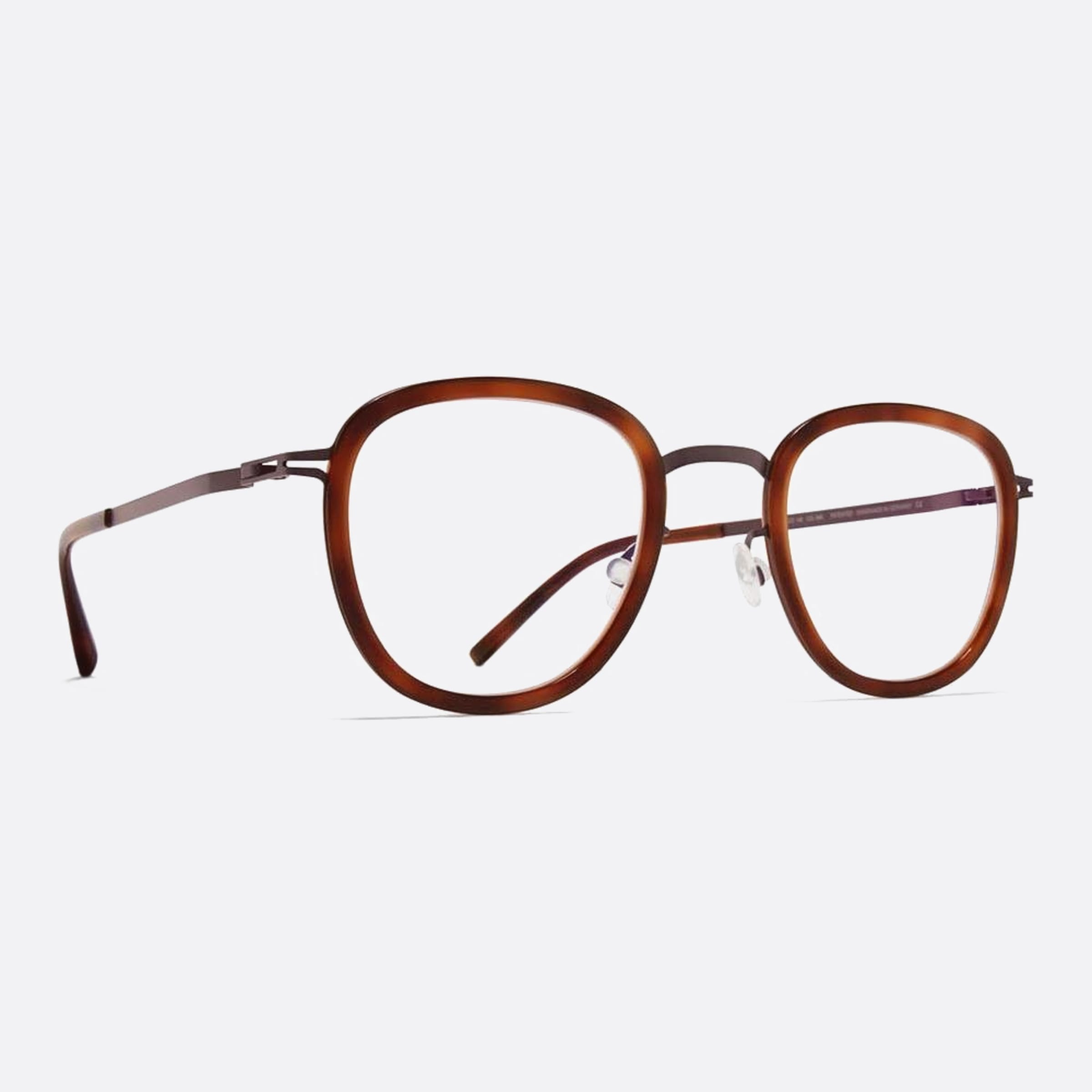 Mykita 45mm Helmi Havana Pantos Unisex Eyeglasses - Side View