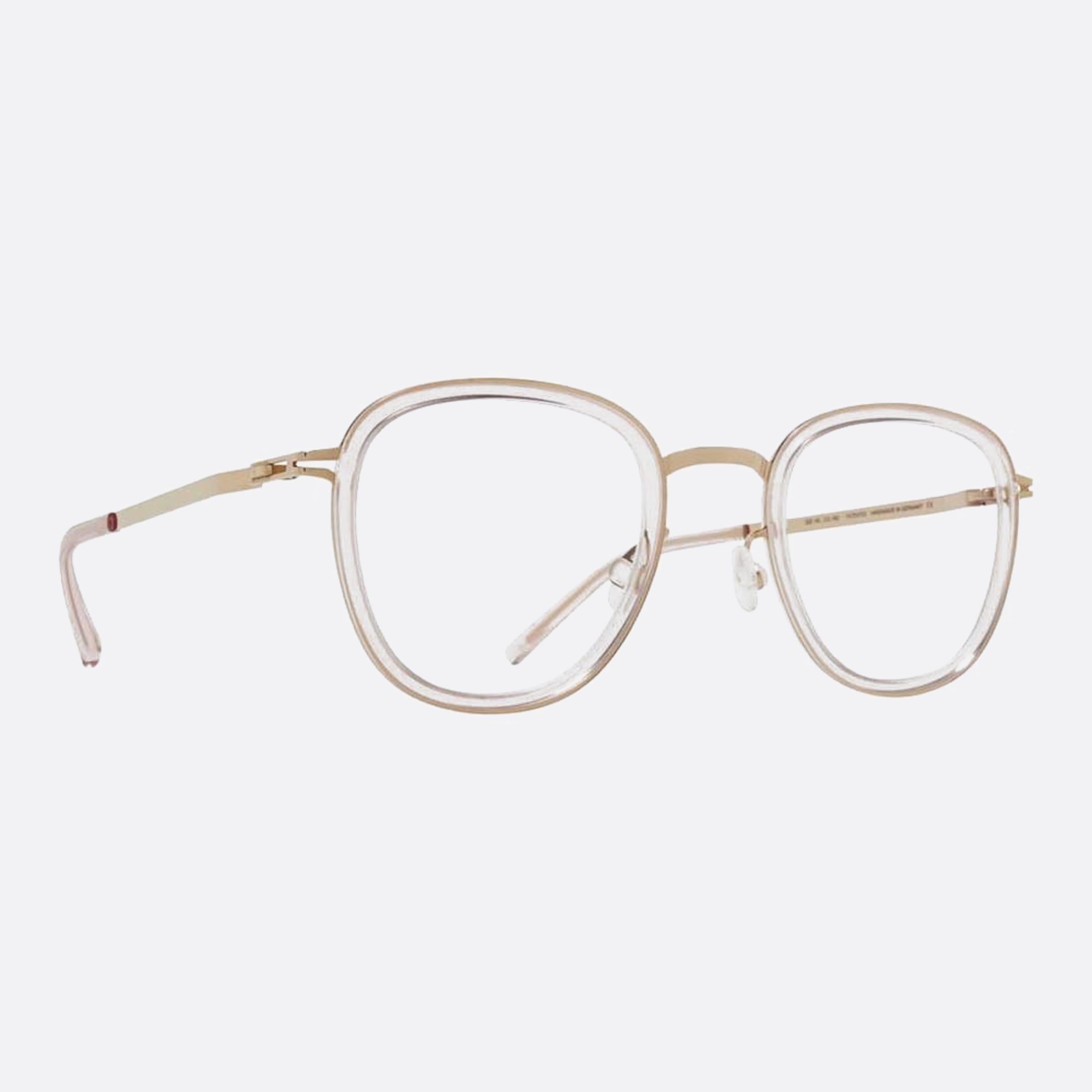 Mykita 45mm Helmi Transparent Pantos Unisex Eyeglasses - Side View