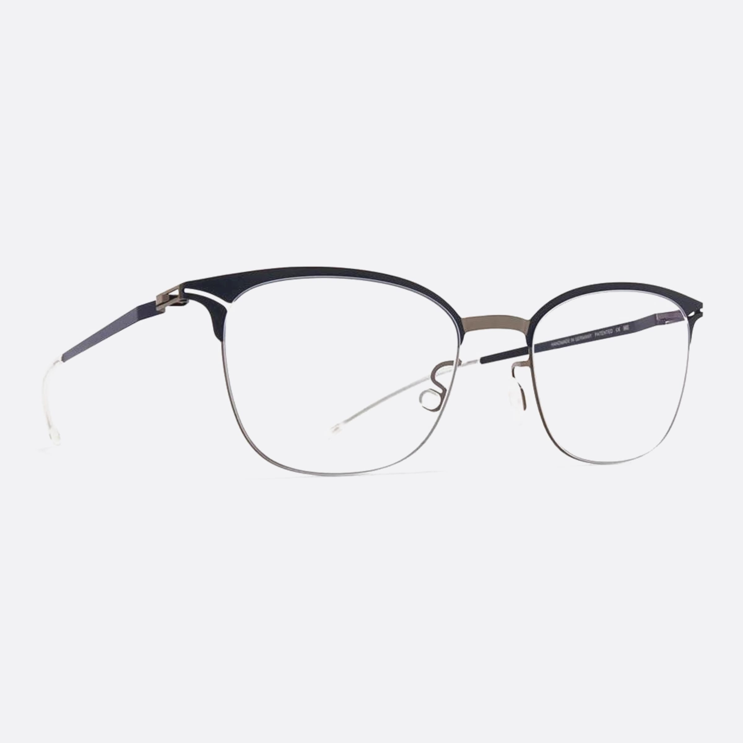 Mykita 49mm Hollis Blue Cat Eye Unisex Eyeglasses - Side View