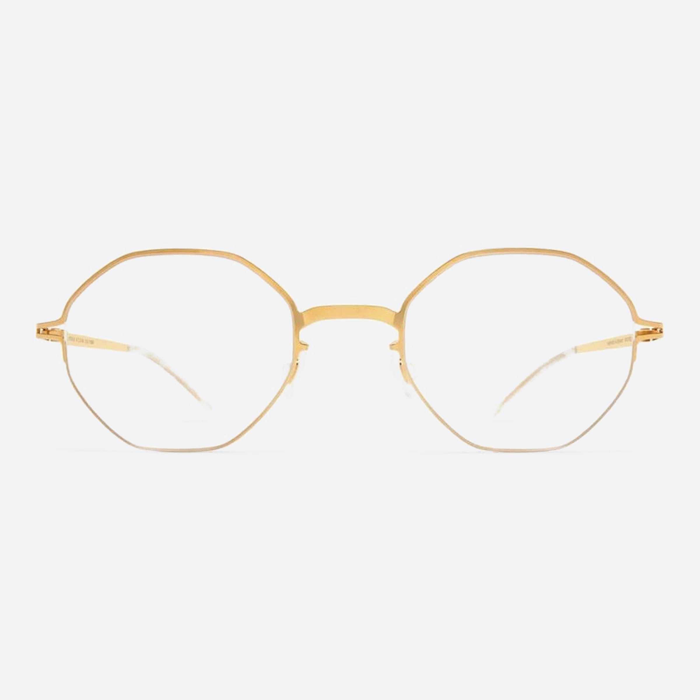 Mykita 47mm Howlin Gold Geometric Unisex Eyeglasses - Main View