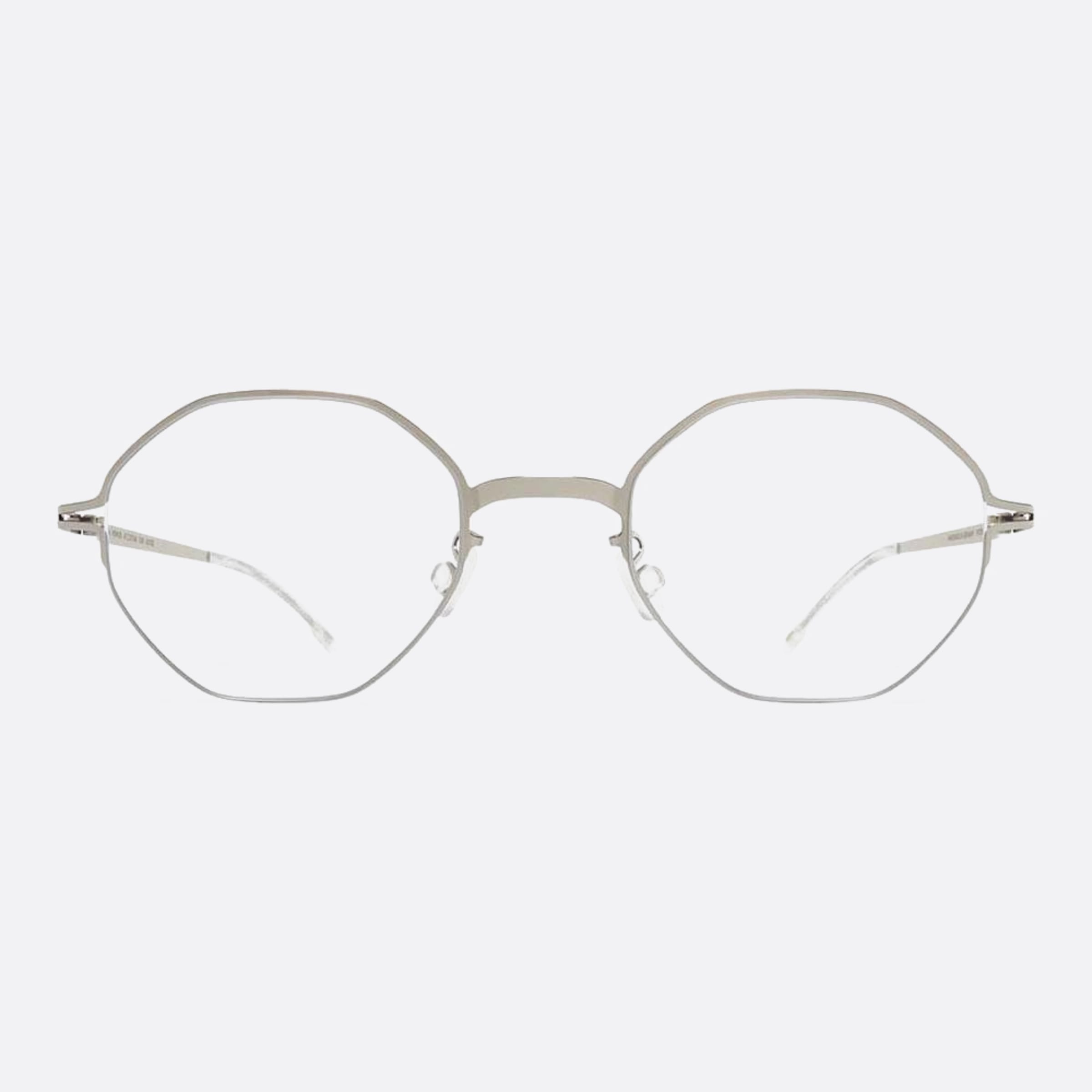 Mykita 47mm Howlin Silver Geometric Unisex Eyeglasses - Main View