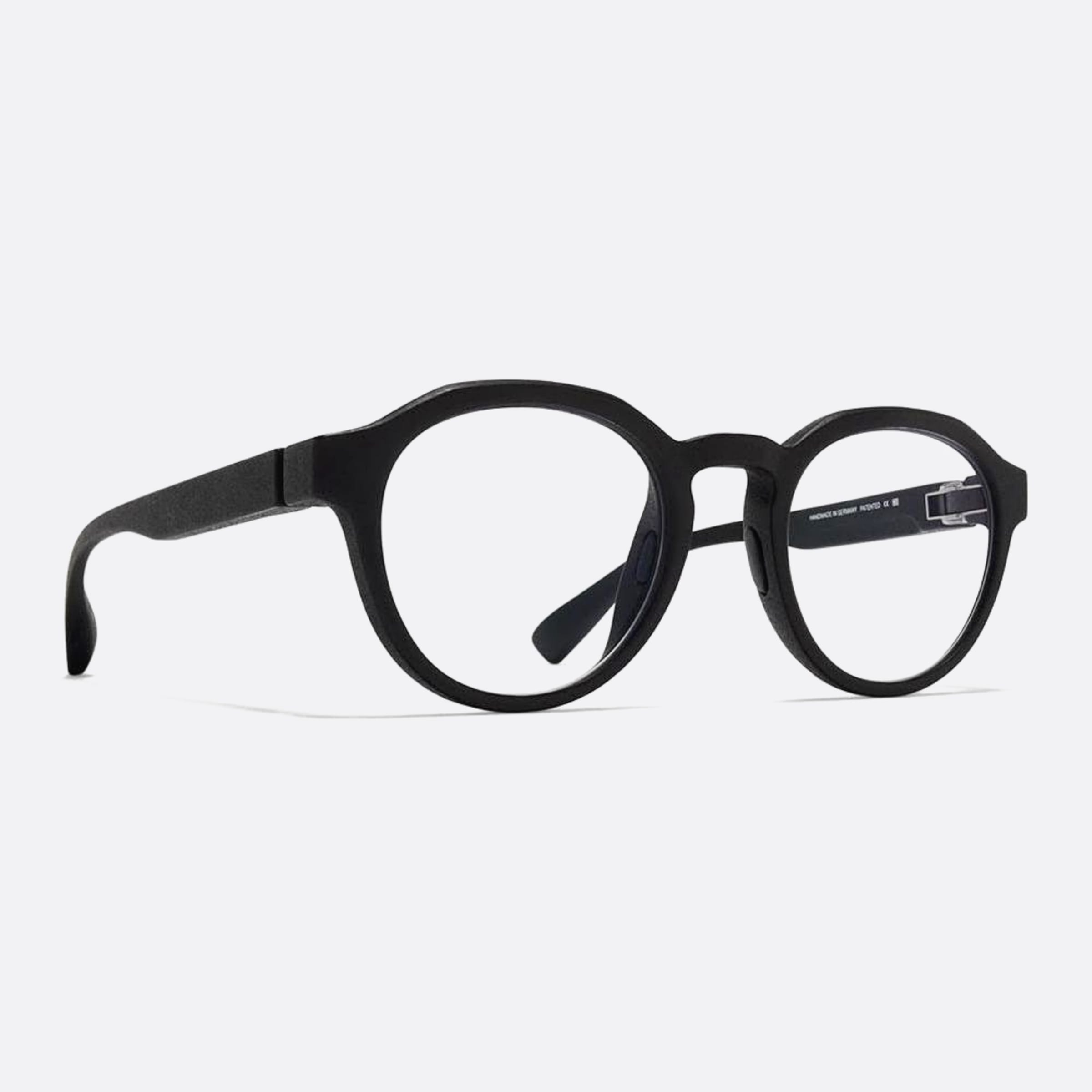 Mykita 47mm Jara Black Pantos Unisex Eyeglasses - Side View