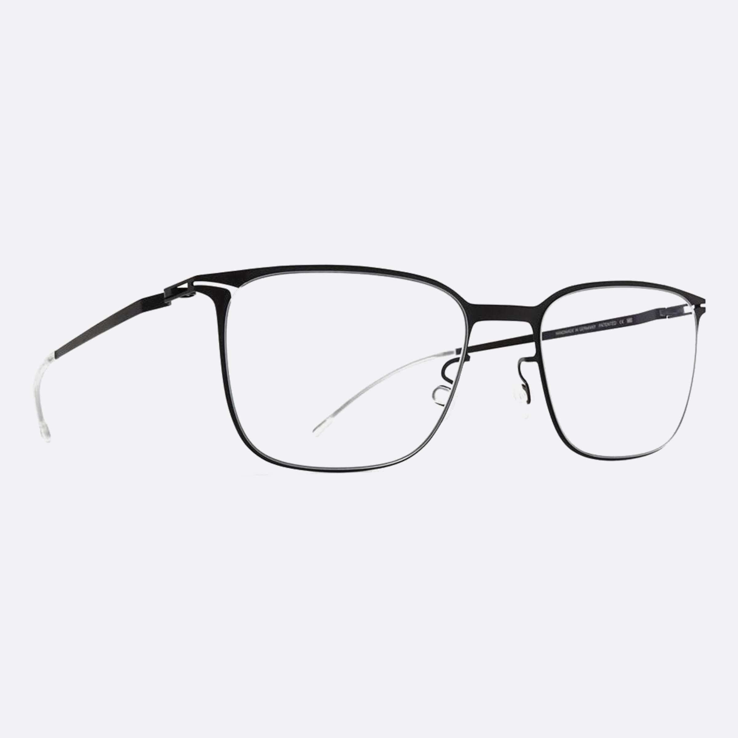 Mykita 53mm Jari Black Pantos Unisex Eyeglasses - Side View