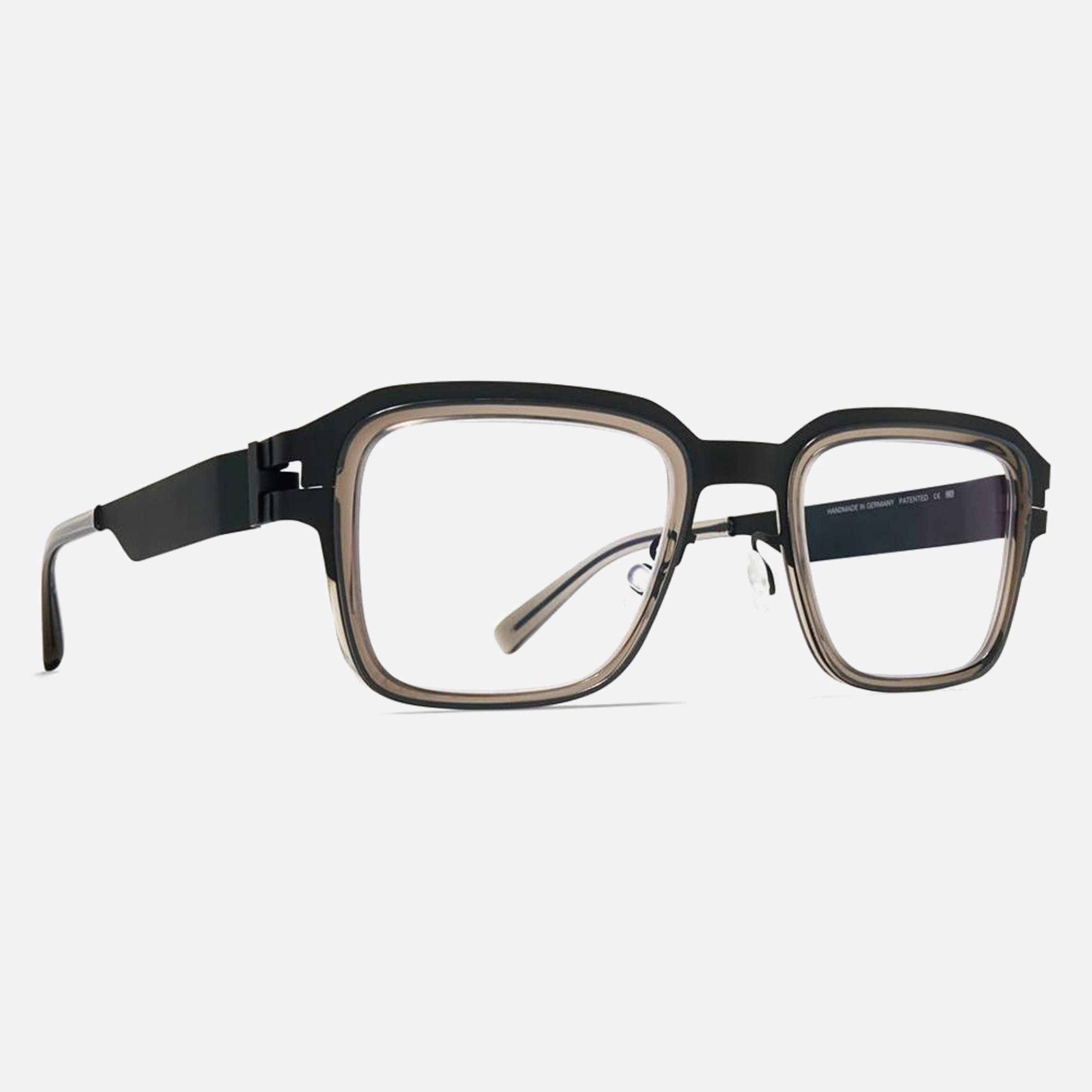 Mykita 50mm Kenton Black Visor Unisex Eyeglasses - Side View