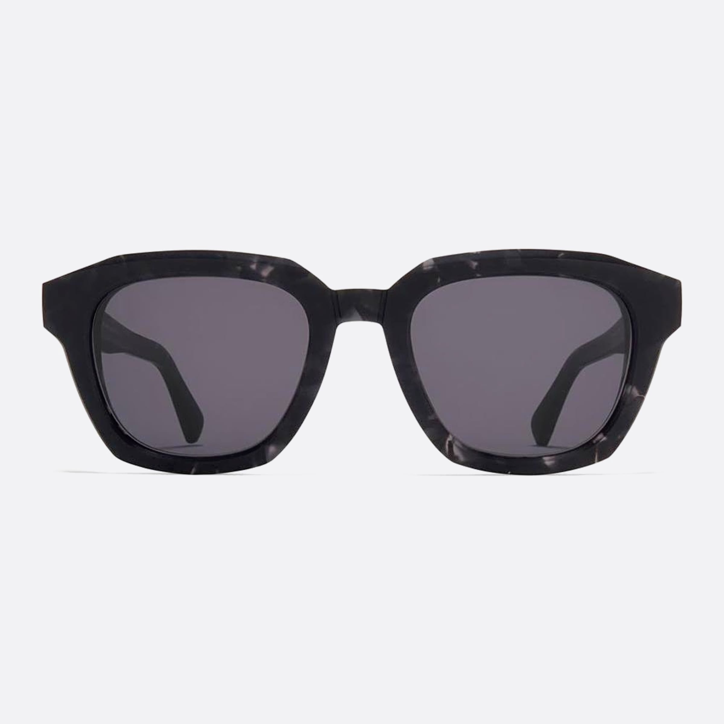 Mykita 50mm Kiene Black Squared Unisex Sunglasses - Main View