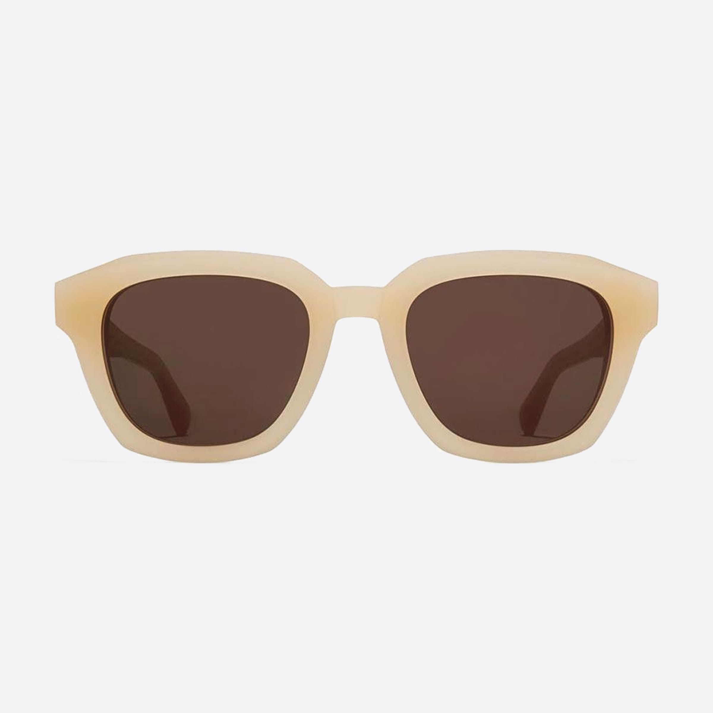 Mykita 50mm Kiene Brown Squared Unisex Sunglasses - Main View