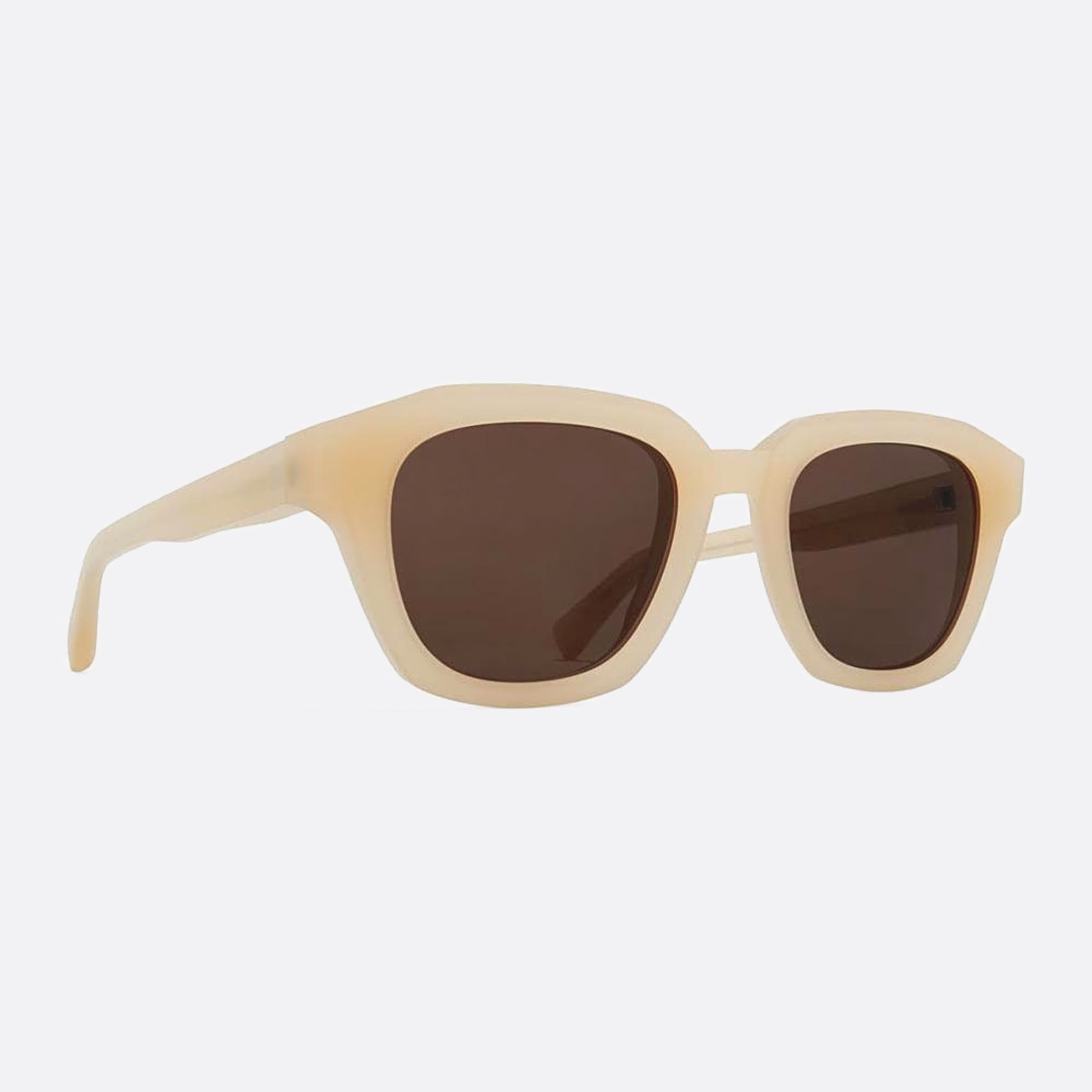 Mykita 50mm Kiene Brown Squared Unisex Sunglasses - Side View