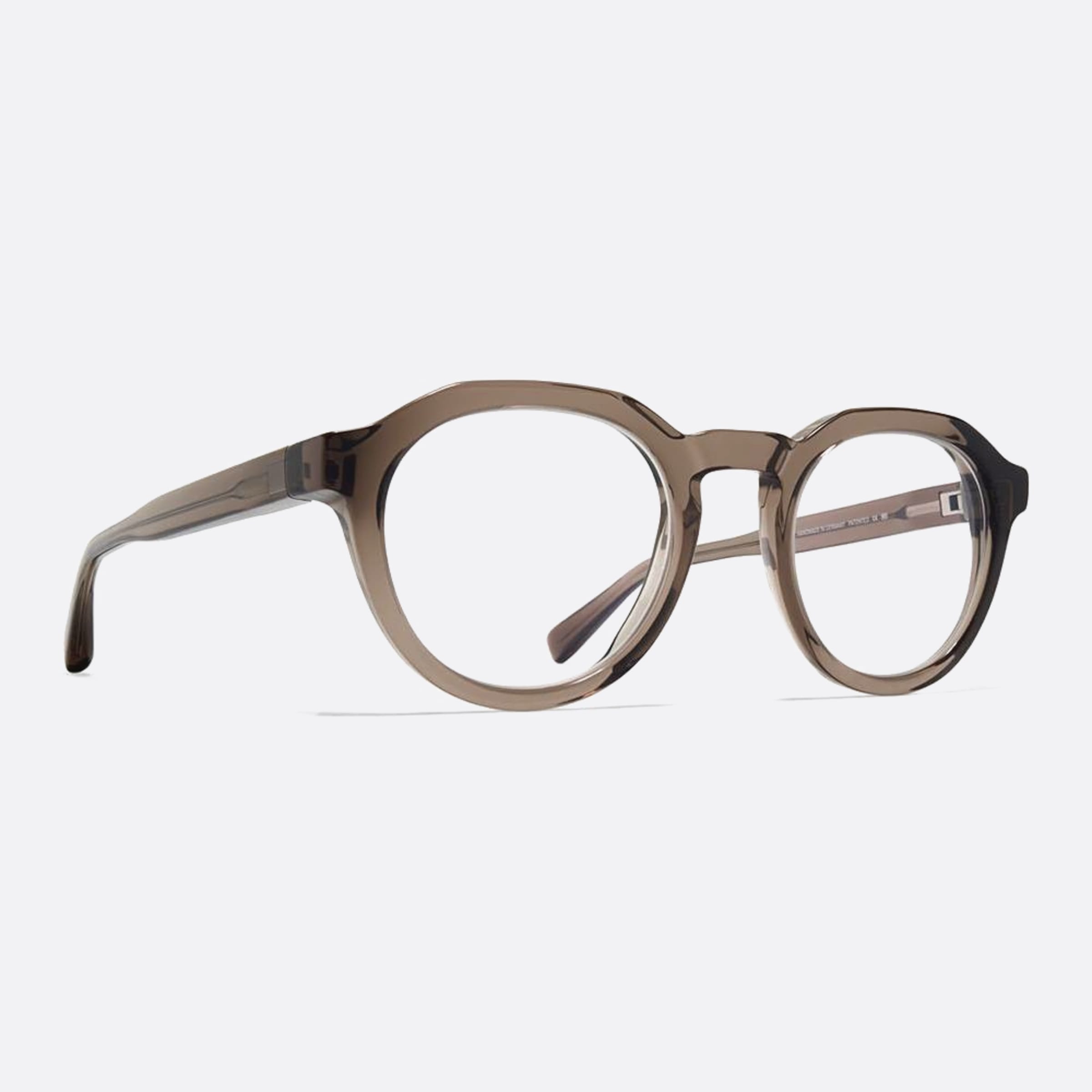 Mykita 49mm Kimber Brown Pantos Unisex Eyeglasses - Side View