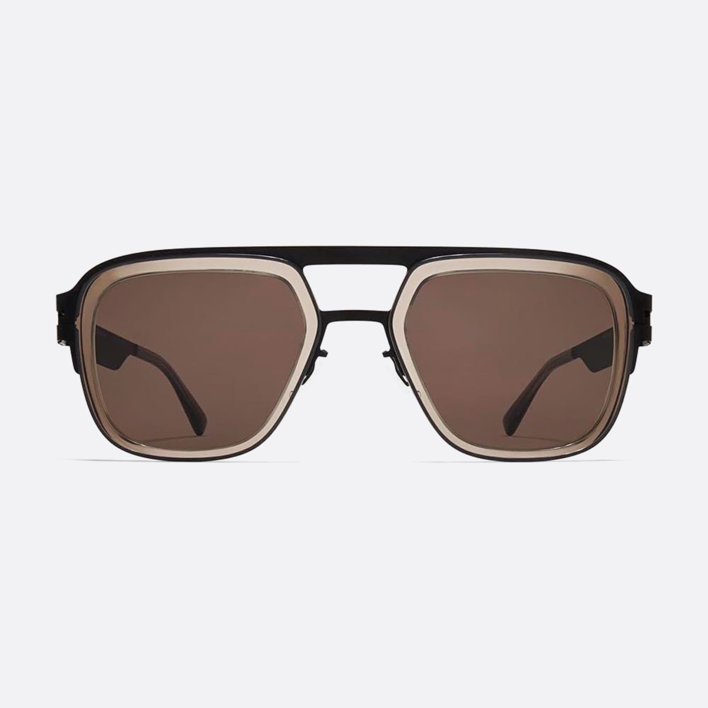 Mykita 54mm Knox Black Geometric Unisex Sunglasses - Main View