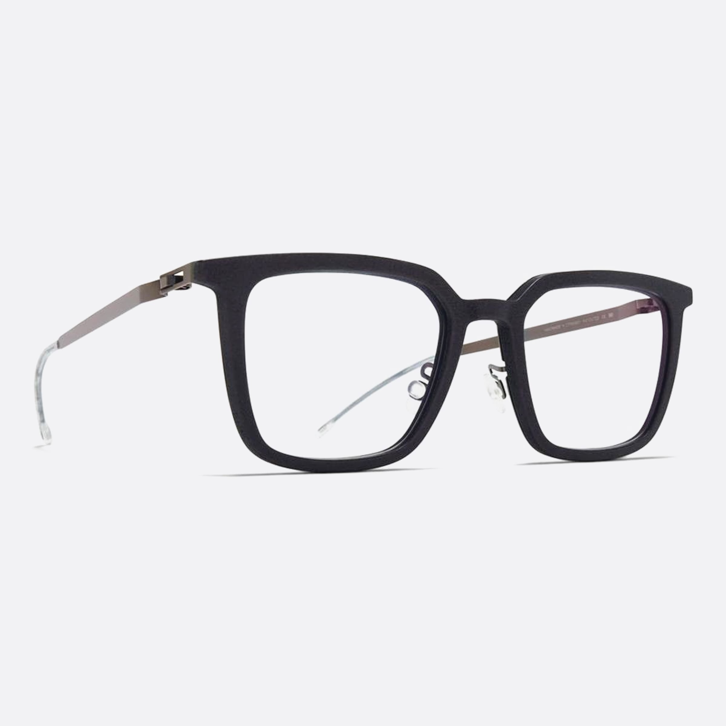 Mykita 49mm Kolding Grey Squared Unisex Eyeglasses - Side View