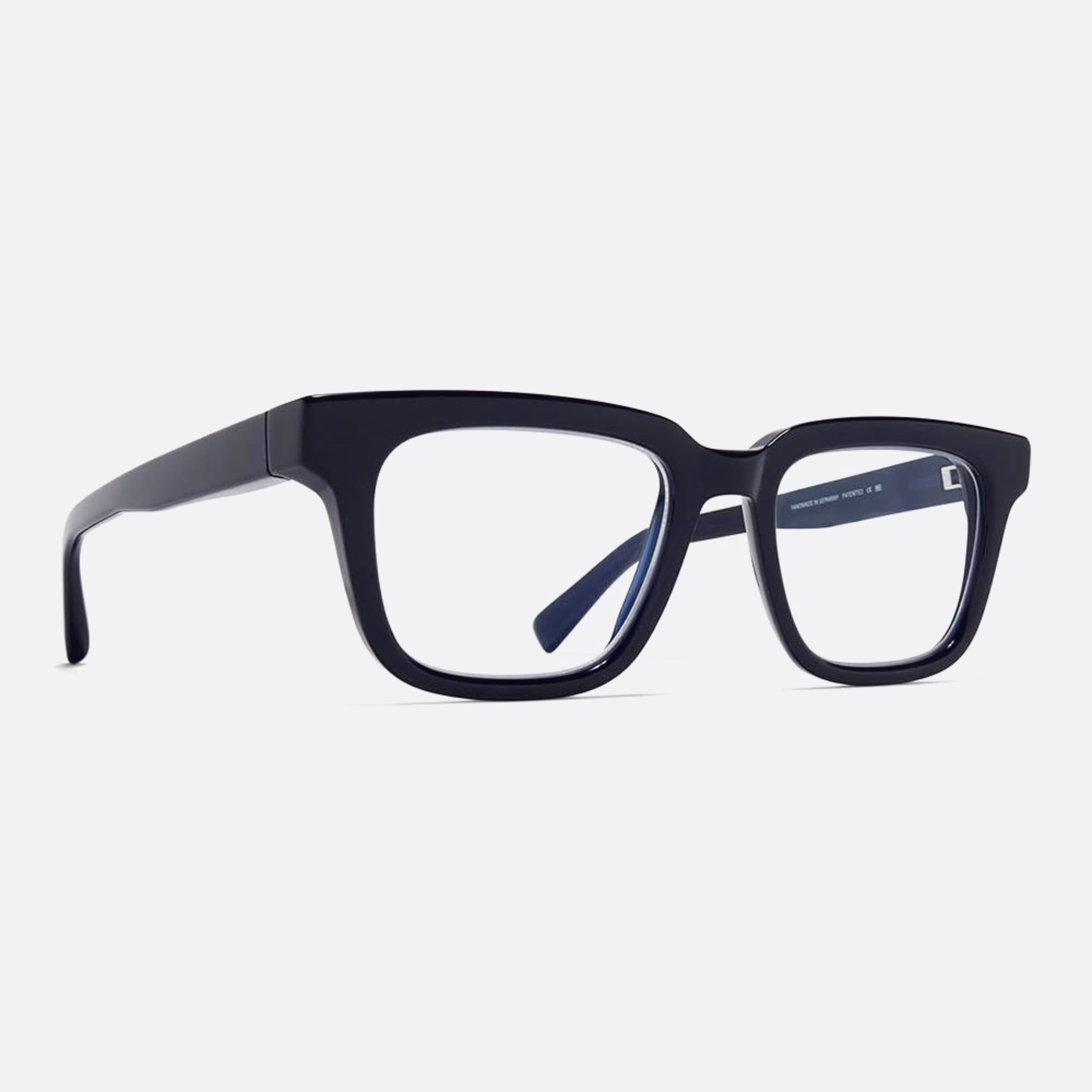 Mykita 51mm Lamin Blue Squared Unisex Eyeglasses - Side View