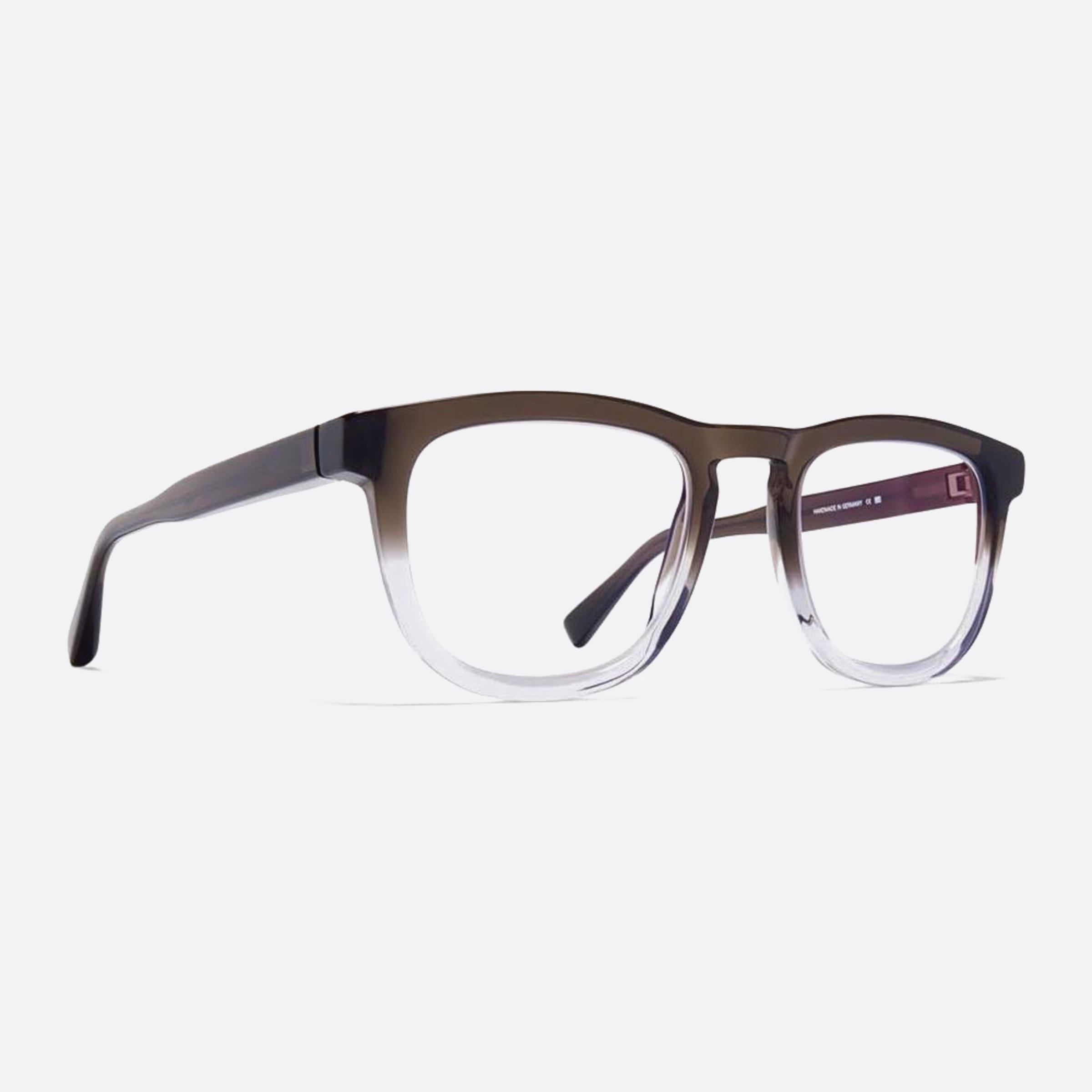 Mykita 50mm Lerato Black Squared Unisex Eyeglasses - Side View