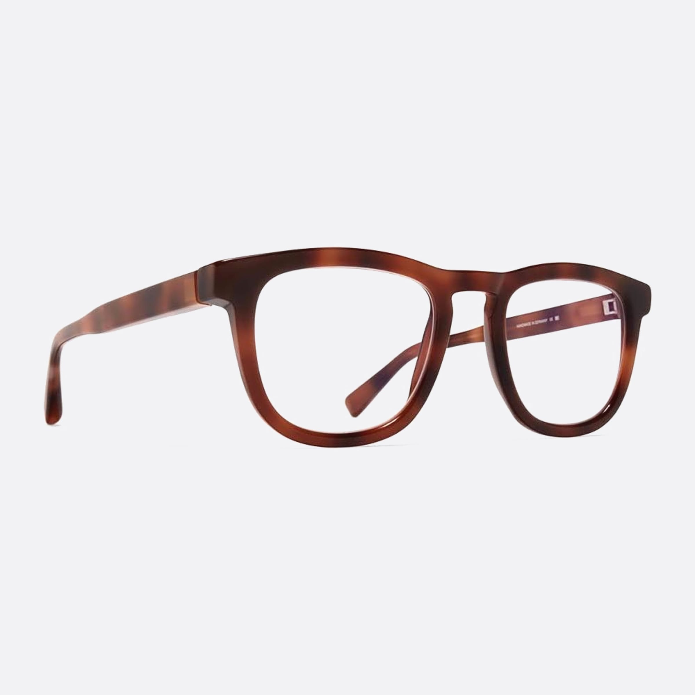 Mykita 50mm Lerato Havana Squared Unisex Eyeglasses - Side View