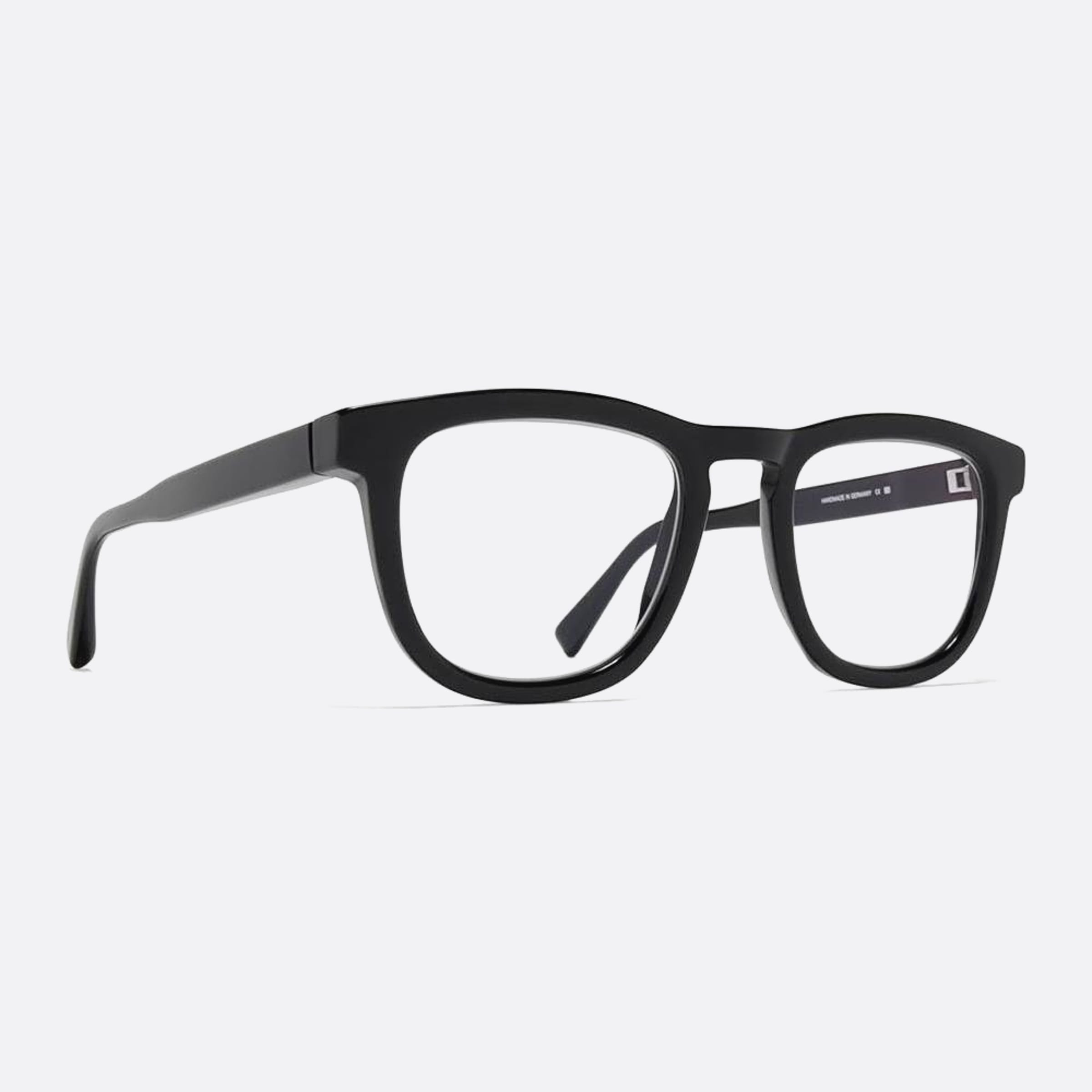 Mykita 50mm Lerato Black Squared Unisex Eyeglasses - Side View