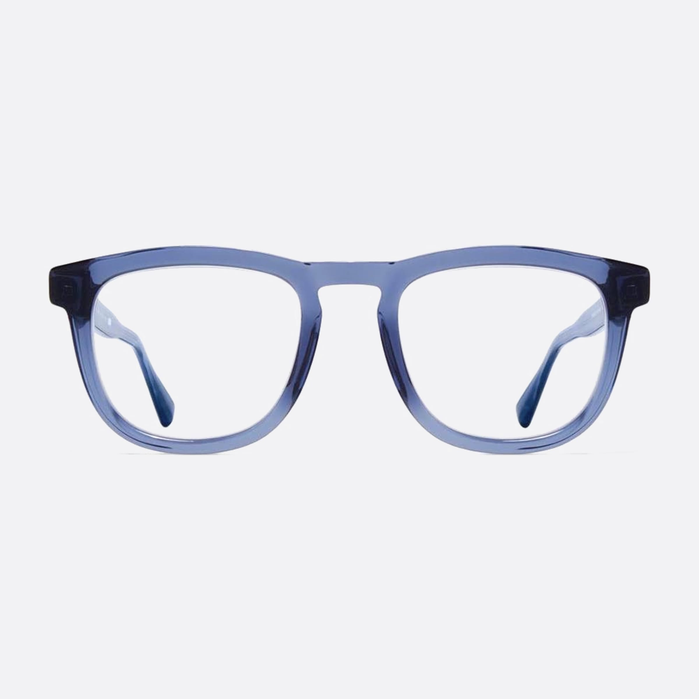Mykita 50mm Lerato Blue Squared Unisex Eyeglasses - Main View