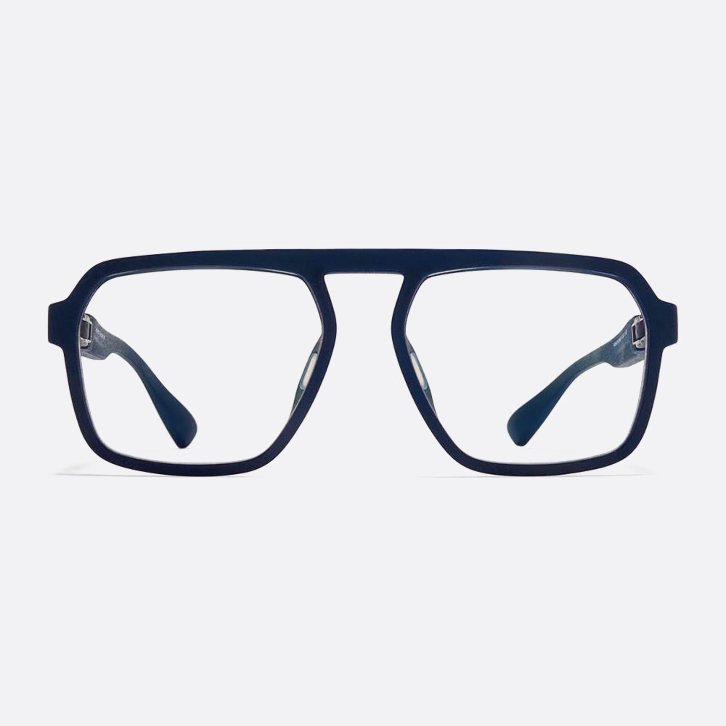 Mykita 56mm Leto Blue Geometric Unisex Eyeglasses - Main View