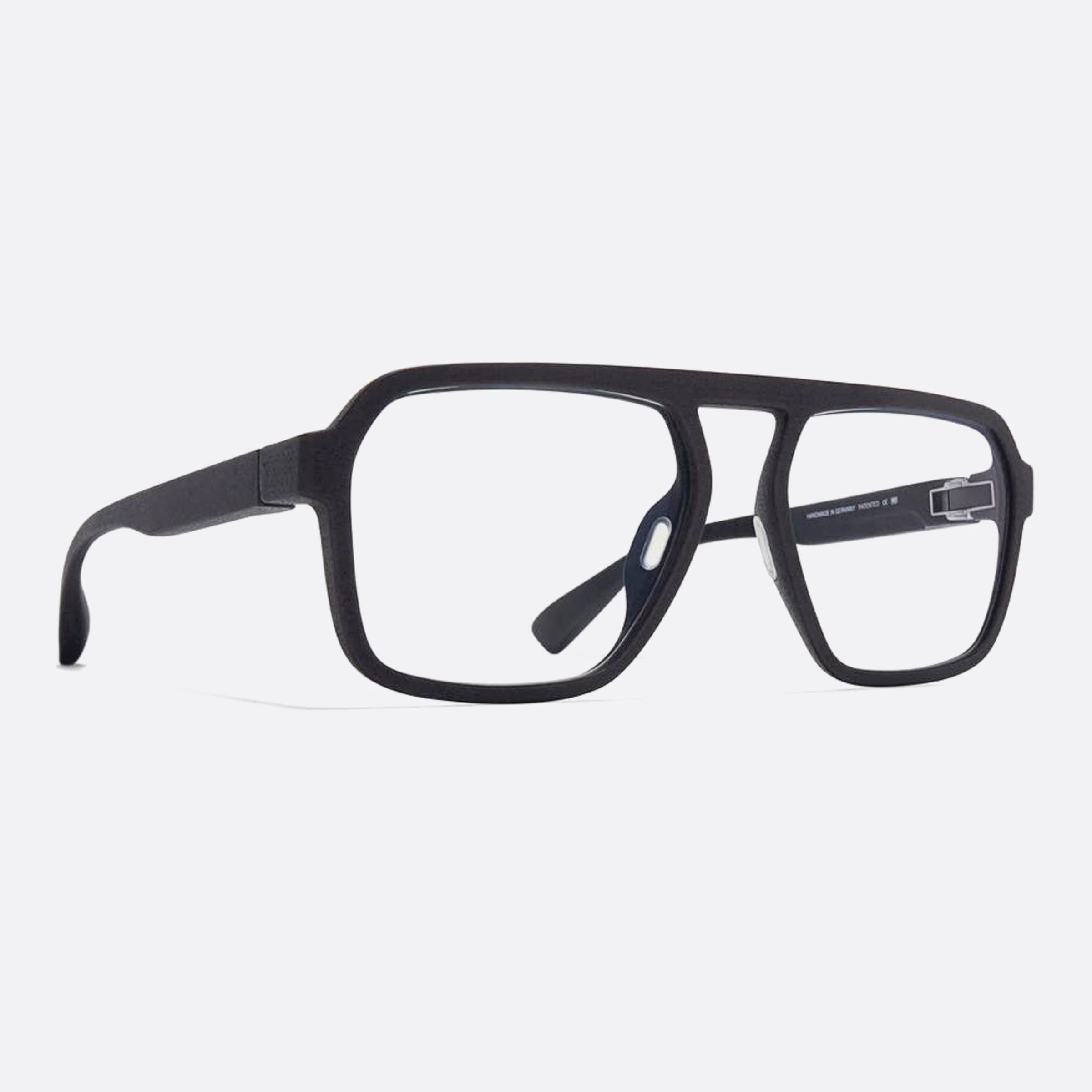 Mykita 56mm Leto Grey Geometric Unisex Eyeglasses - Side View